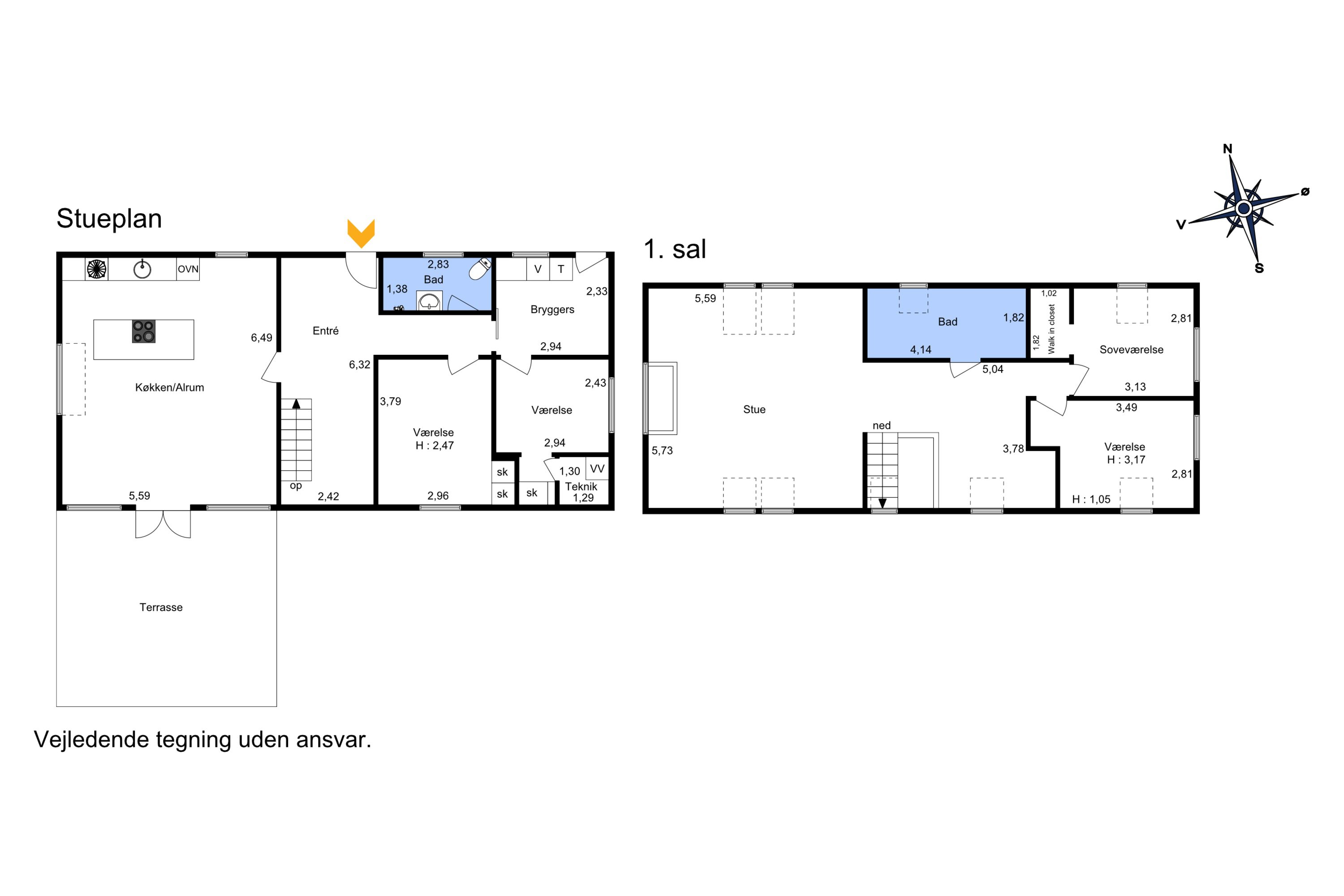 Plantegninger billede af Prins Haralds Allé 40, Sanderum, 5250 Odense SV