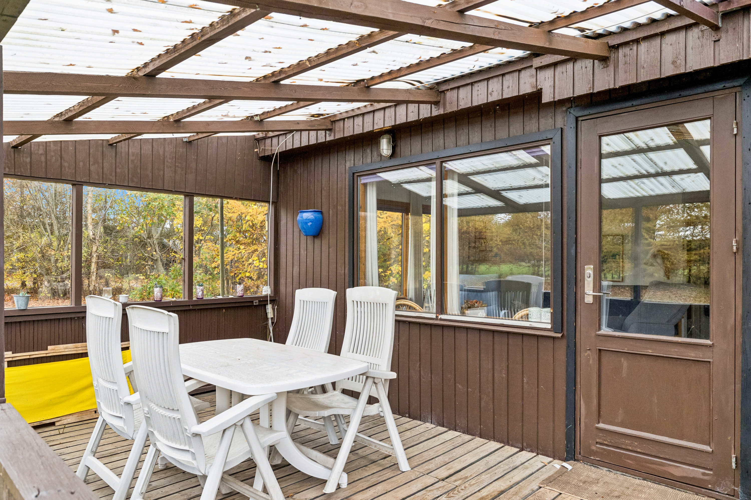 Fremhævet terrasse billede i fuldskærmstilstand. Billede af Hestehaven 7, Øster Hurup, 9560 Hadsund