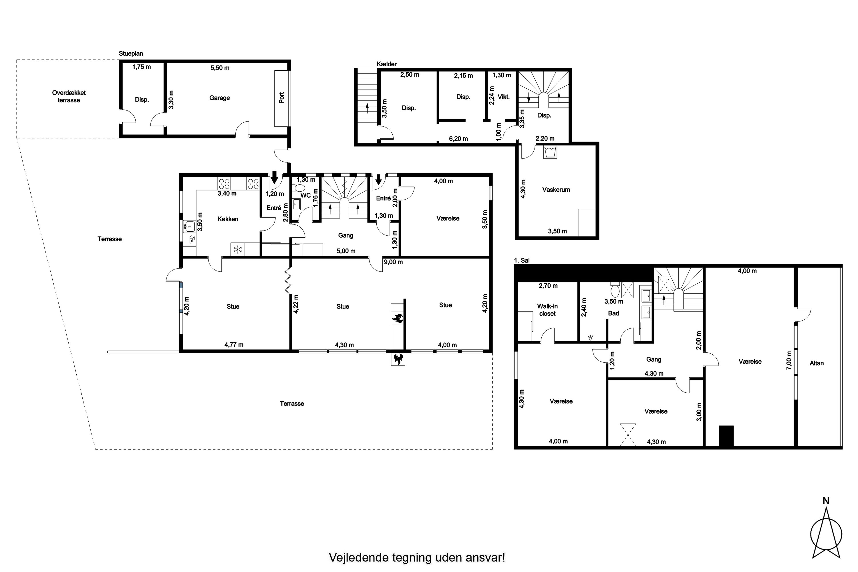 Plantegninger billede af Uranienborgvej 18, 9900 Frederikshavn