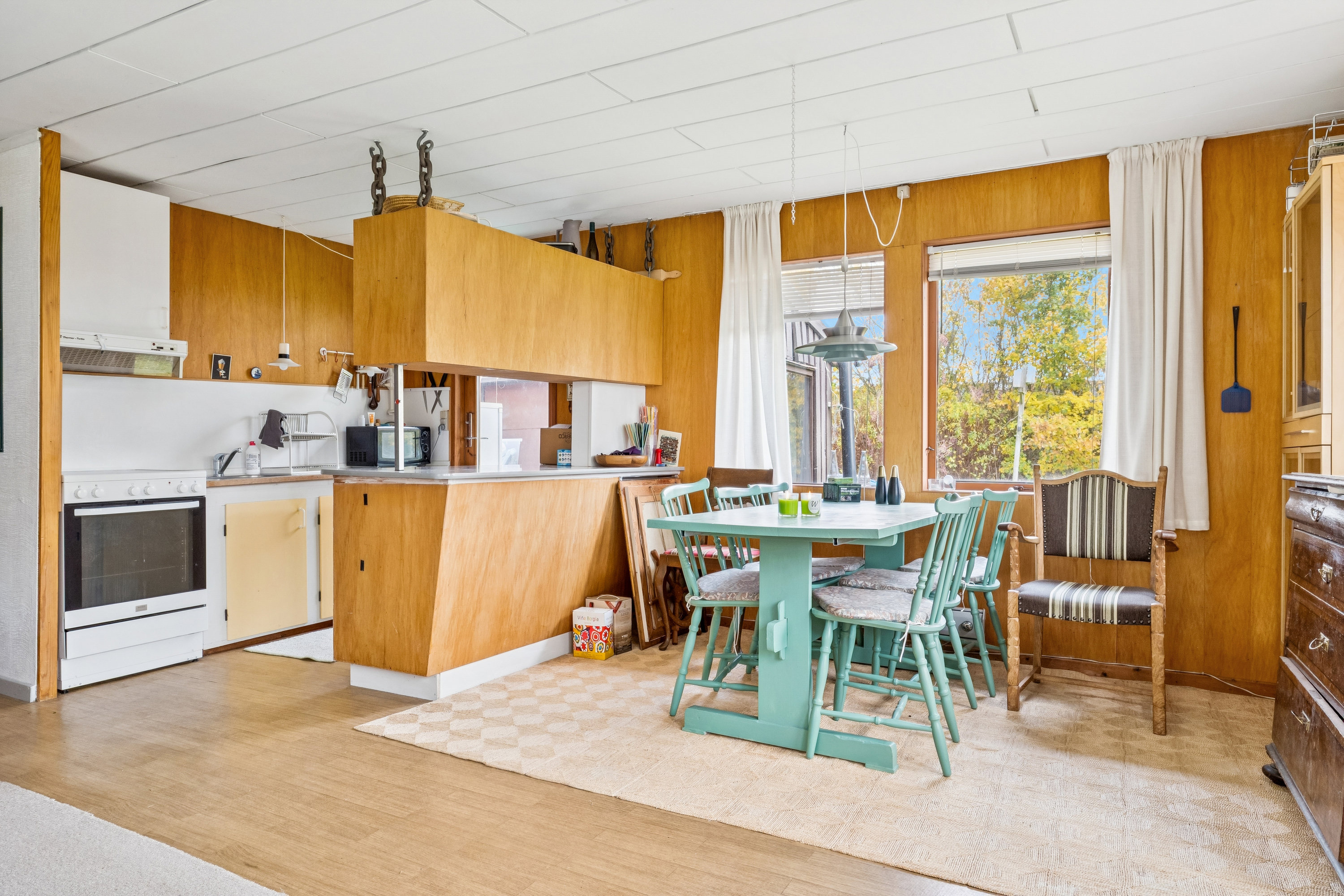 Fremhævet køkken billede i fuldskærmstilstand. Billede af Hestehaven 7, Øster Hurup, 9560 Hadsund