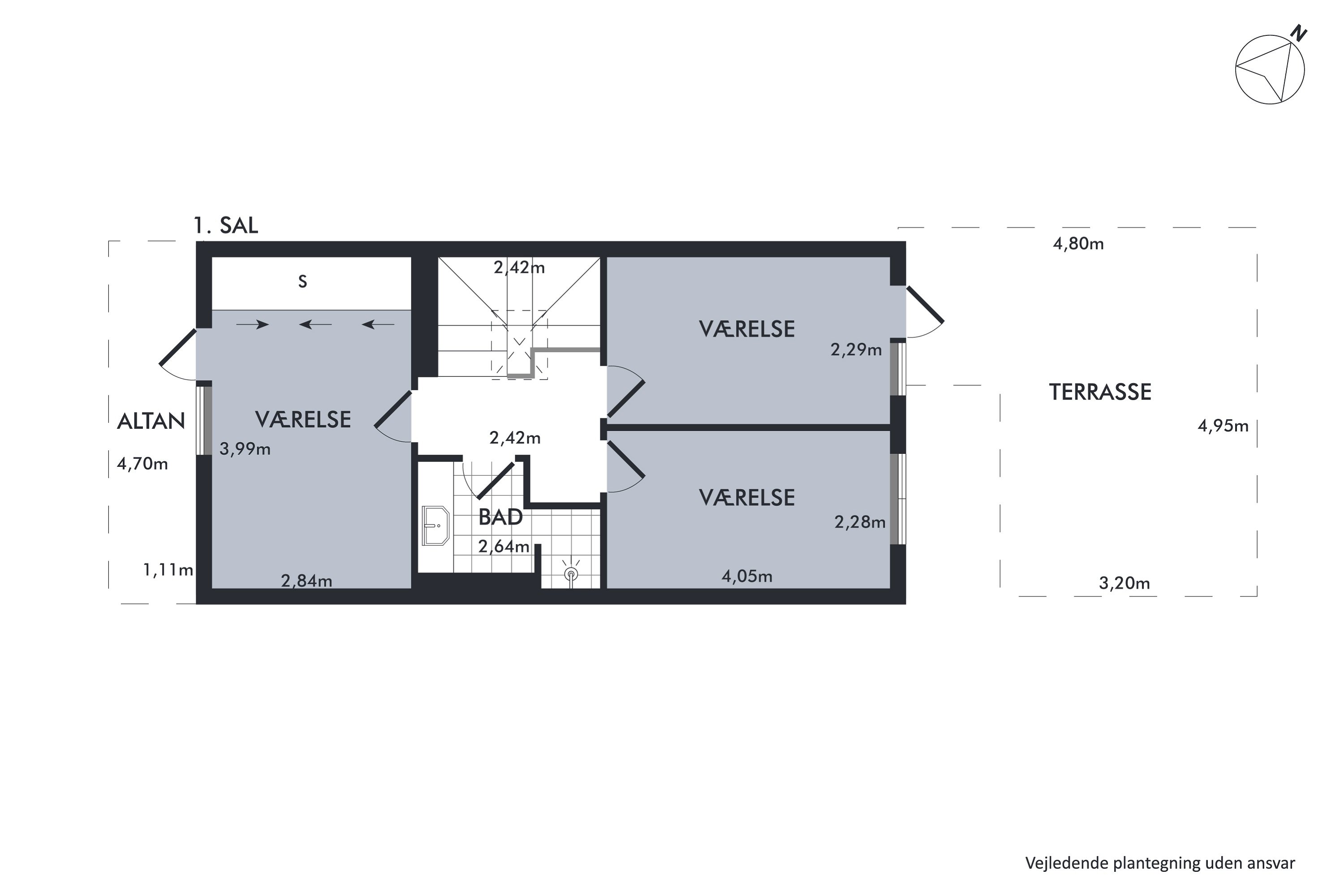 Plantegninger billede af Pinievej 48, 2880 Bagsværd