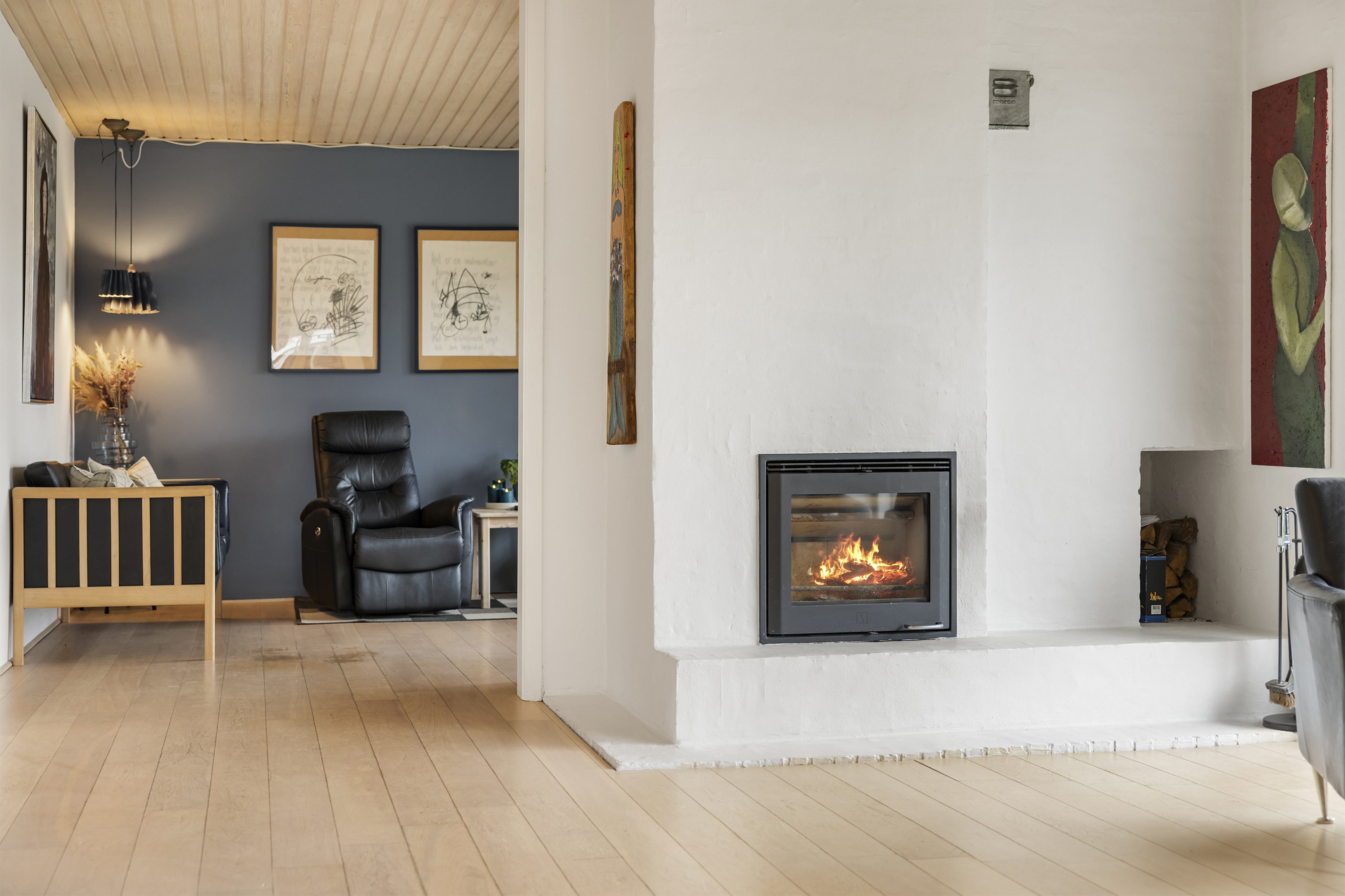 Fremhævet stue billede i fuldskærmstilstand. Billede af Uranienborgvej 18, 9900 Frederikshavn