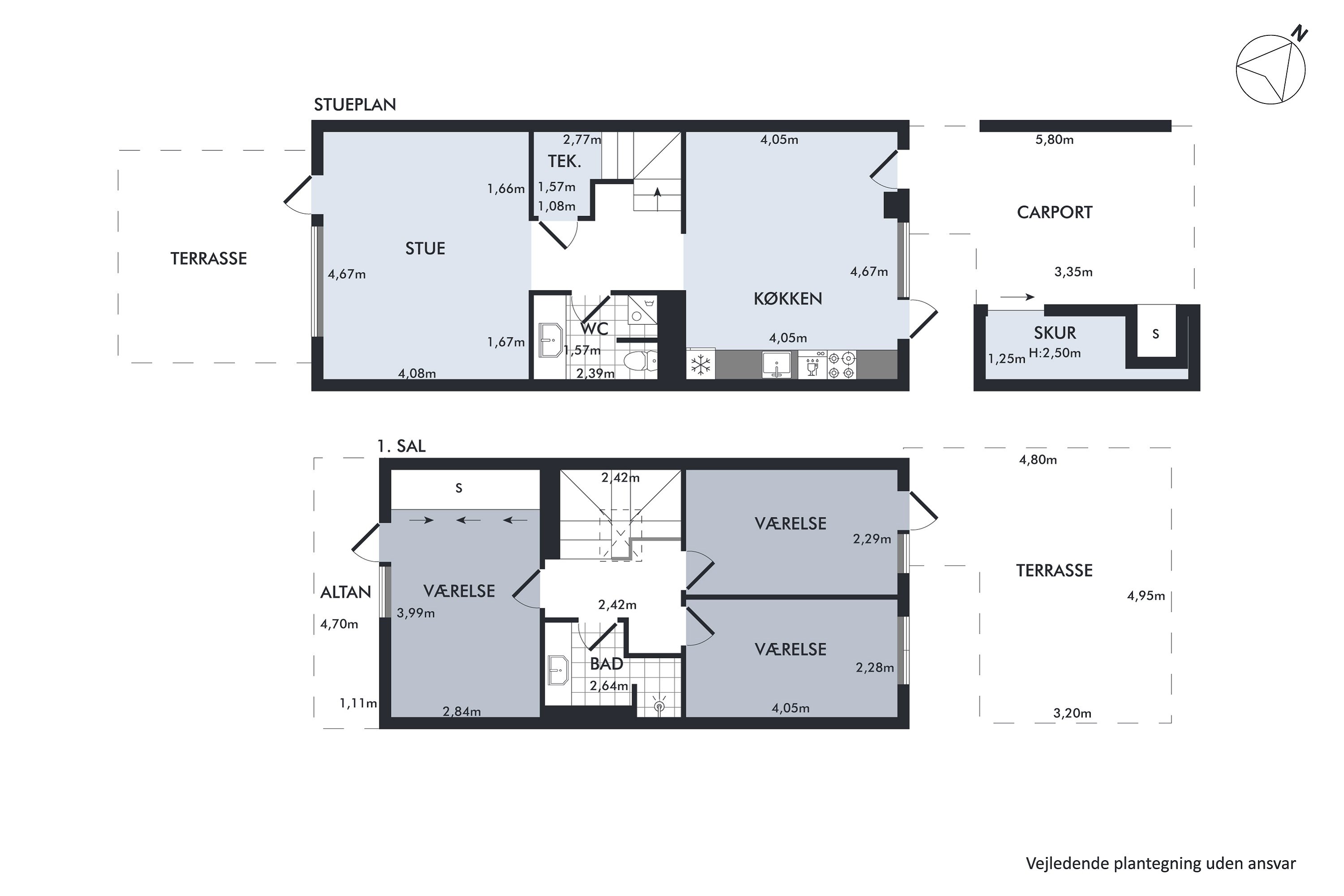 Plantegninger billede af Pinievej 48, 2880 Bagsværd