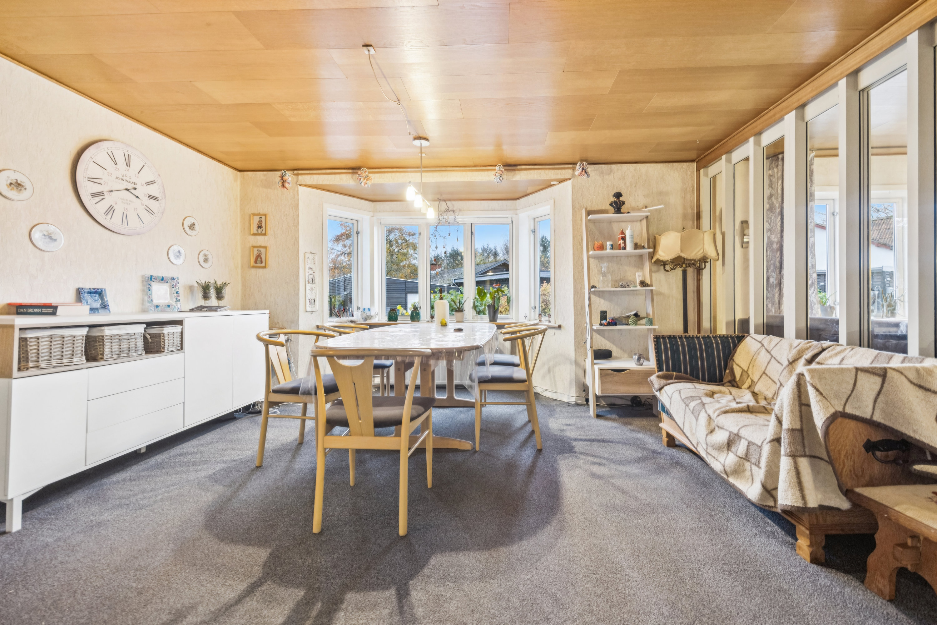 Fremhævet stue billede i fuldskærmstilstand. Billede af Tranhøj 38, Tranum, 9460 Brovst