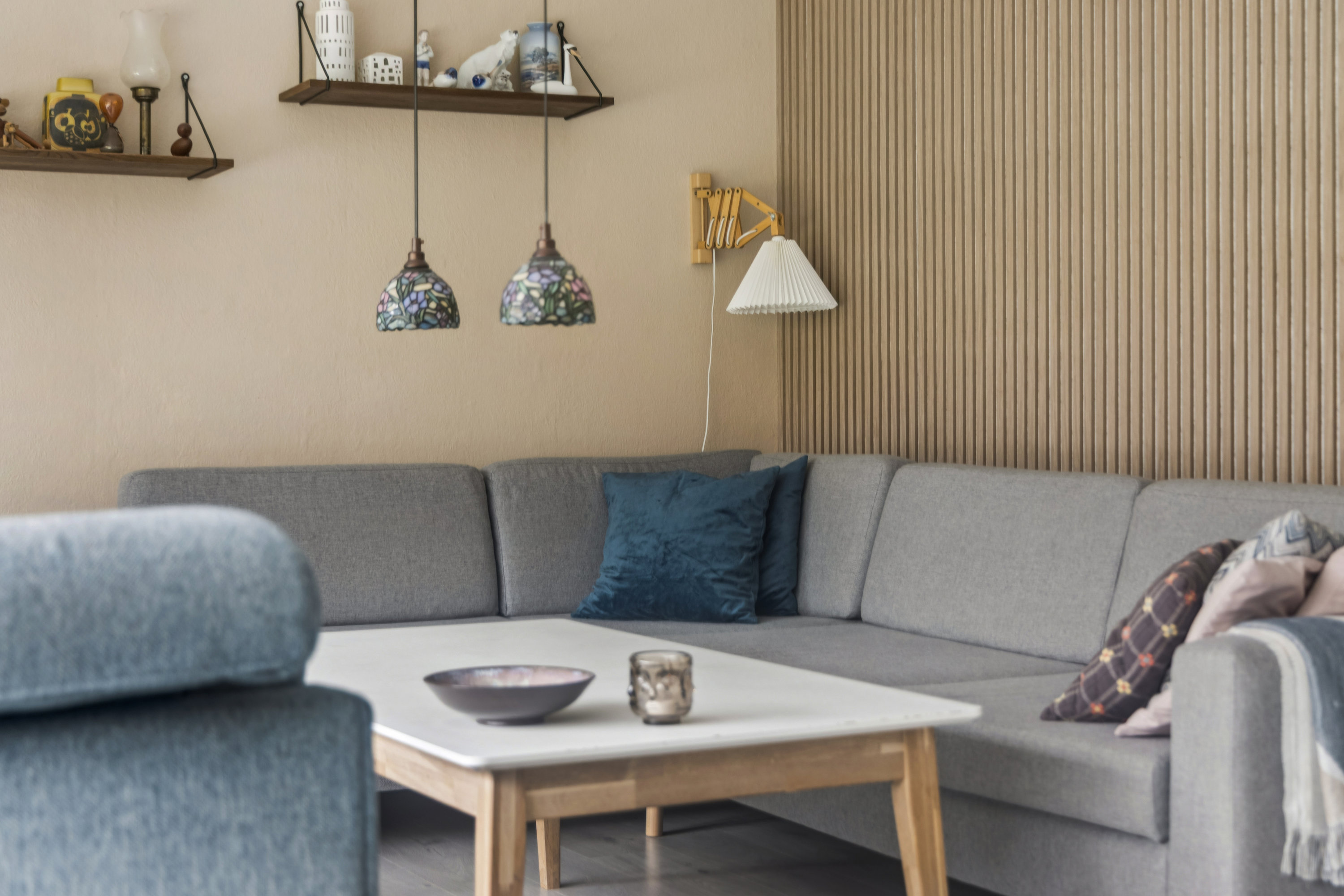 Fremhævet stue billede i fuldskærmstilstand. Billede af Svinget 5, Døstrup, 9500 Hobro