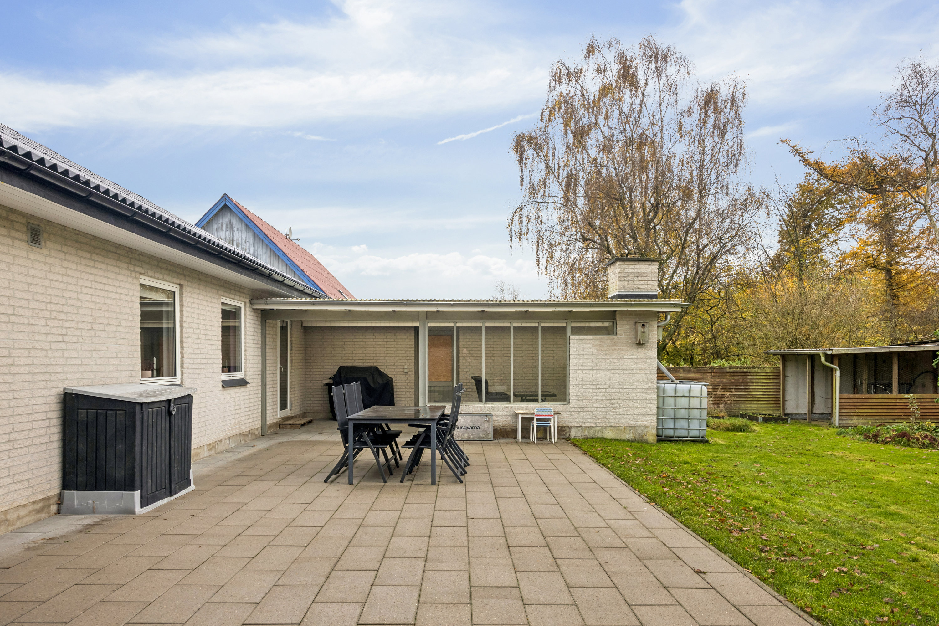 Fremhævet terrasse billede i fuldskærmstilstand. Billede af Svinget 5, Døstrup, 9500 Hobro