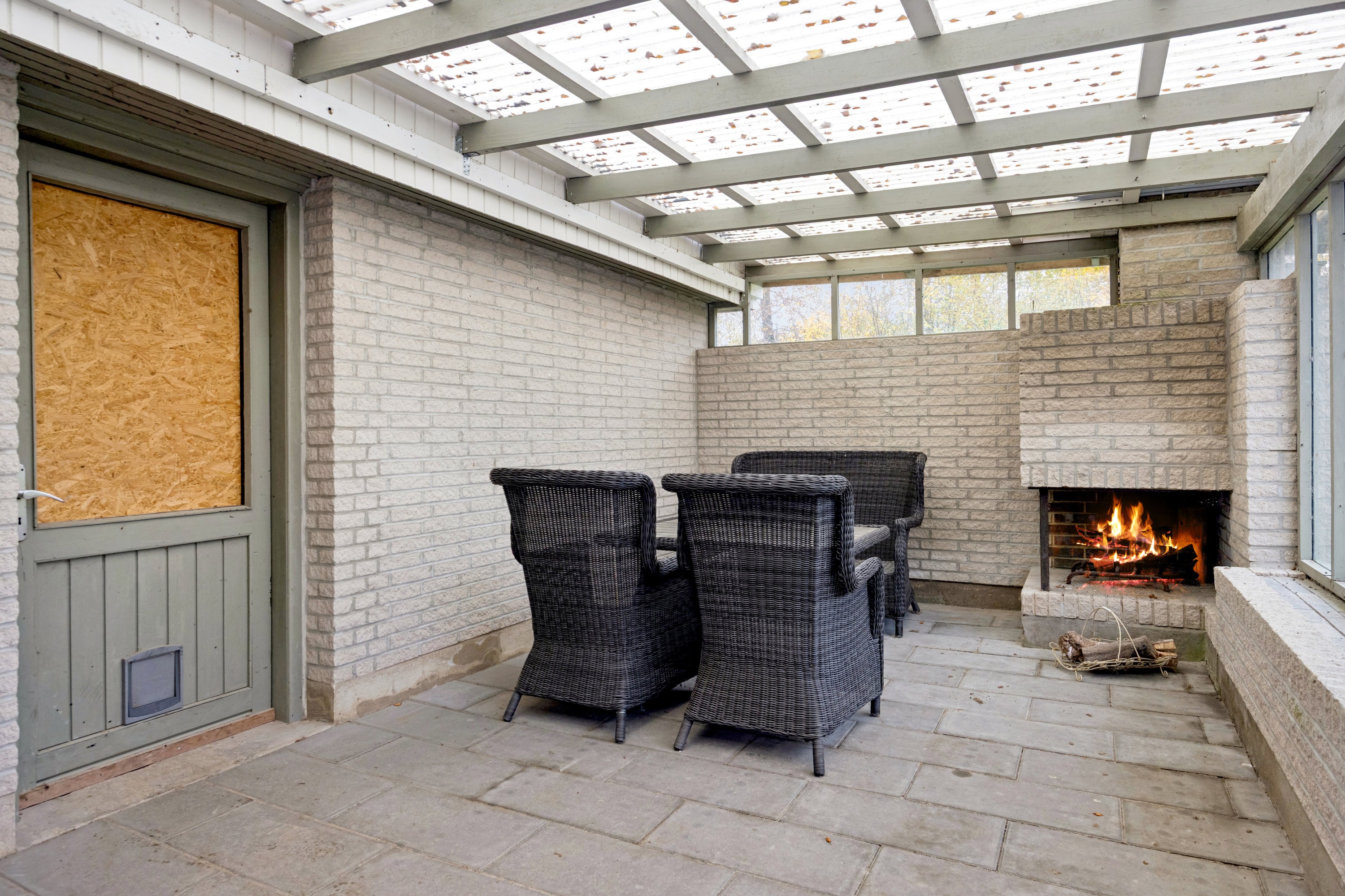 Fremhævet overdækket terrasse billede i fuldskærmstilstand. Billede af Svinget 5, Døstrup, 9500 Hobro