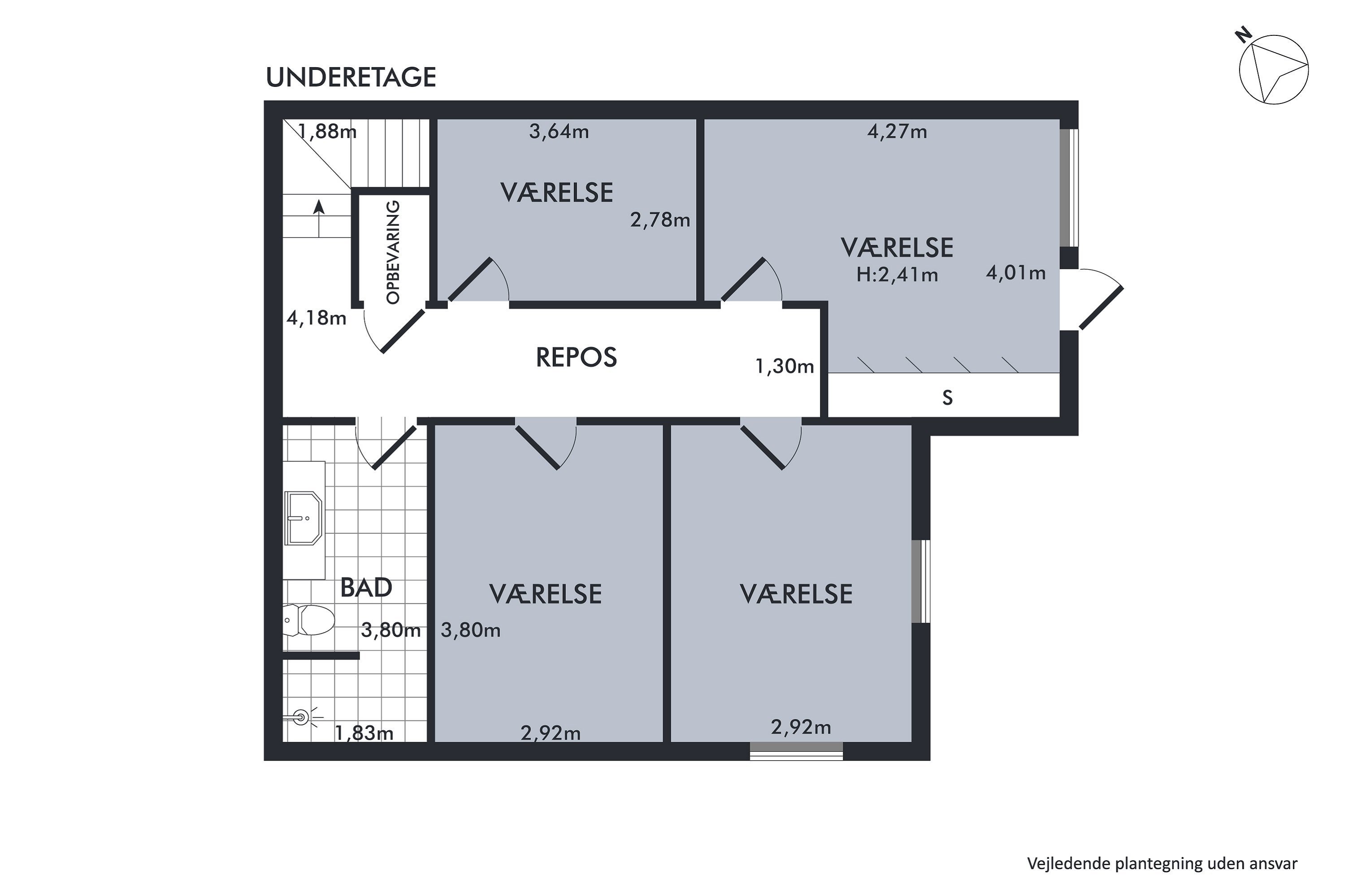 Plantegninger billede af Holmebakken 2, 8382 Hinnerup