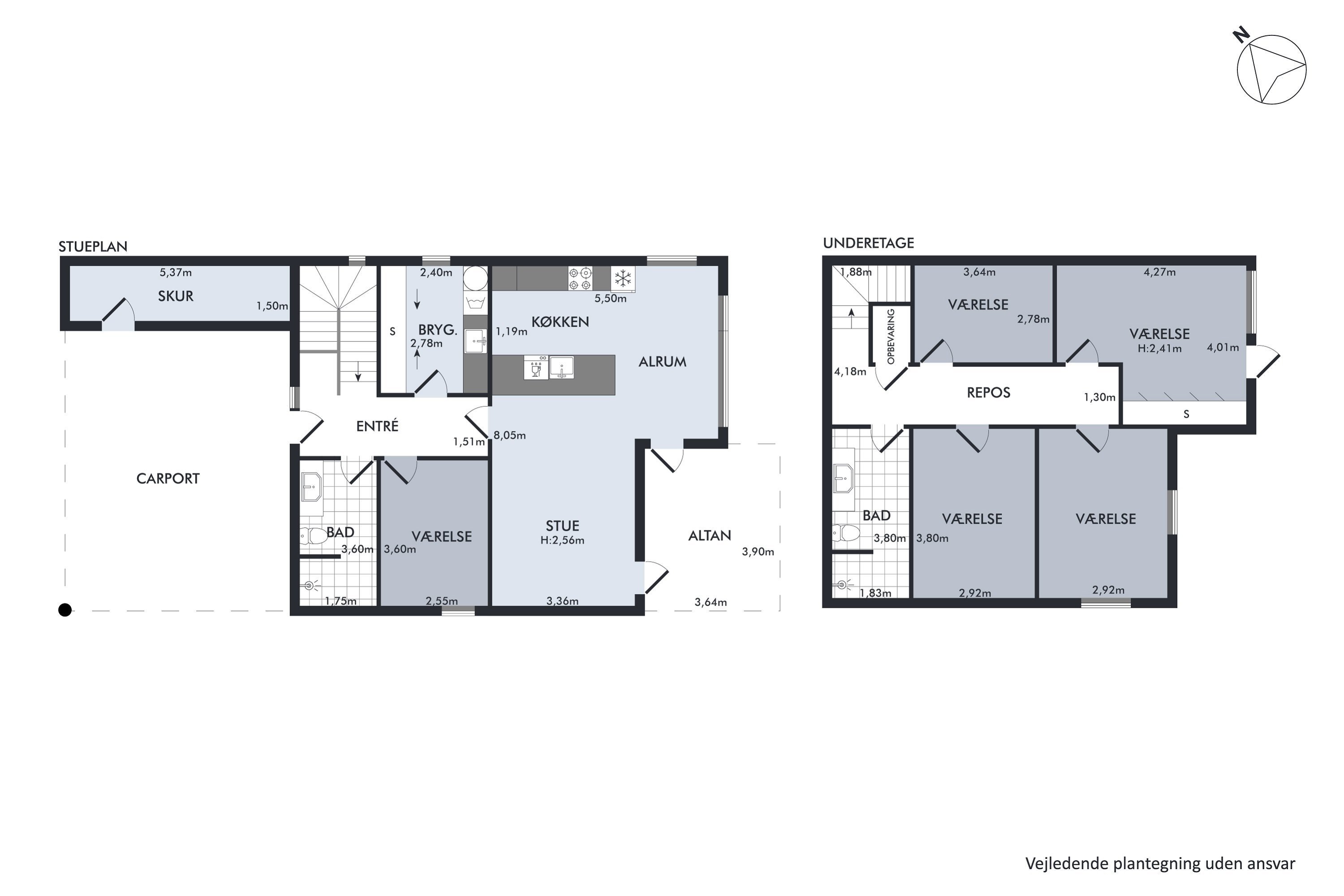 Plantegninger billede af Holmebakken 2, 8382 Hinnerup