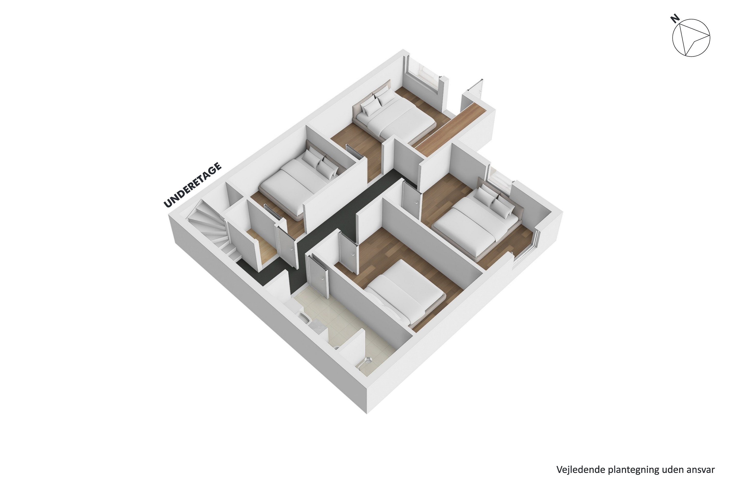 Plantegninger billede af Holmebakken 2, 8382 Hinnerup