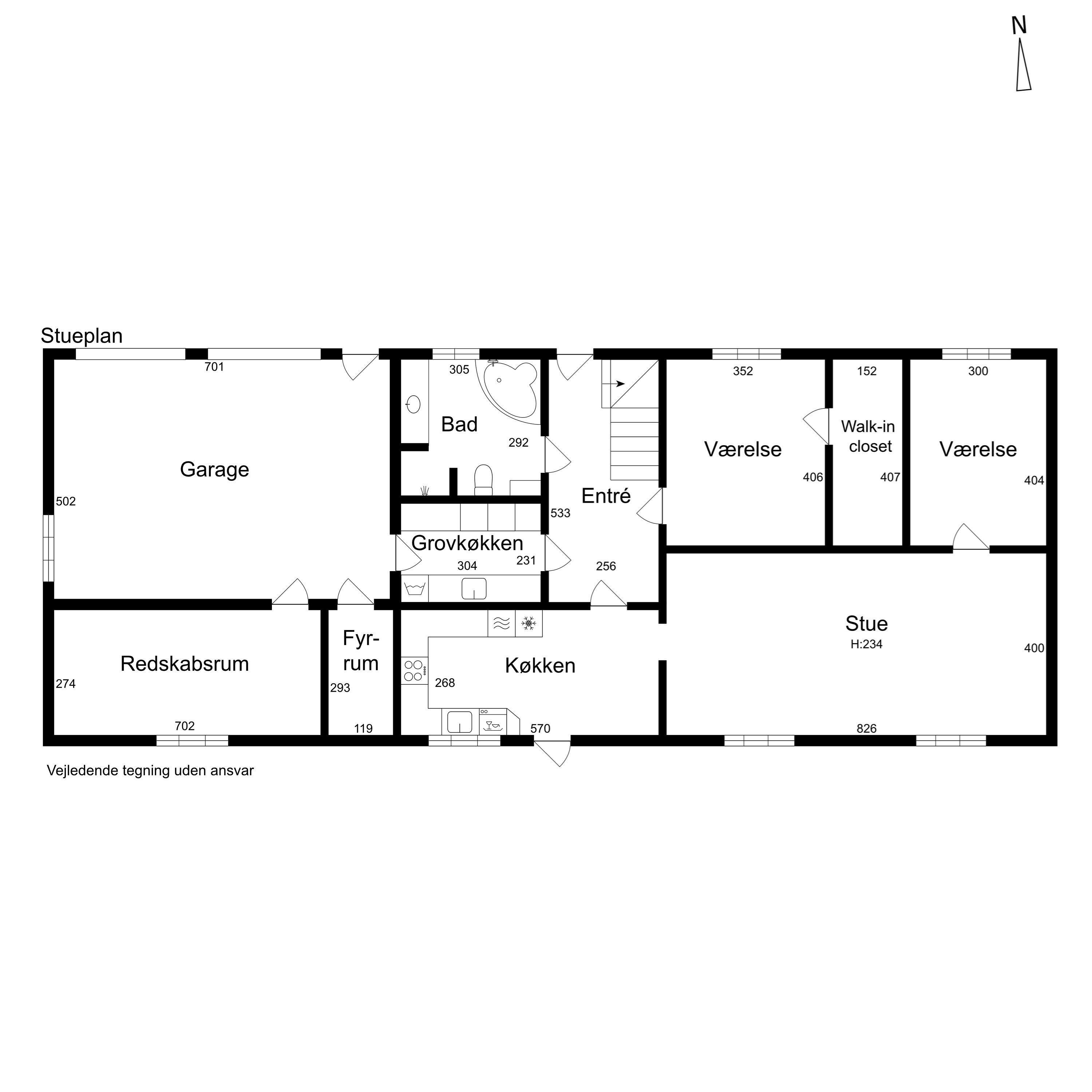 Plantegninger billede af Præstebakken 3, Sparkær, 8800 Viborg