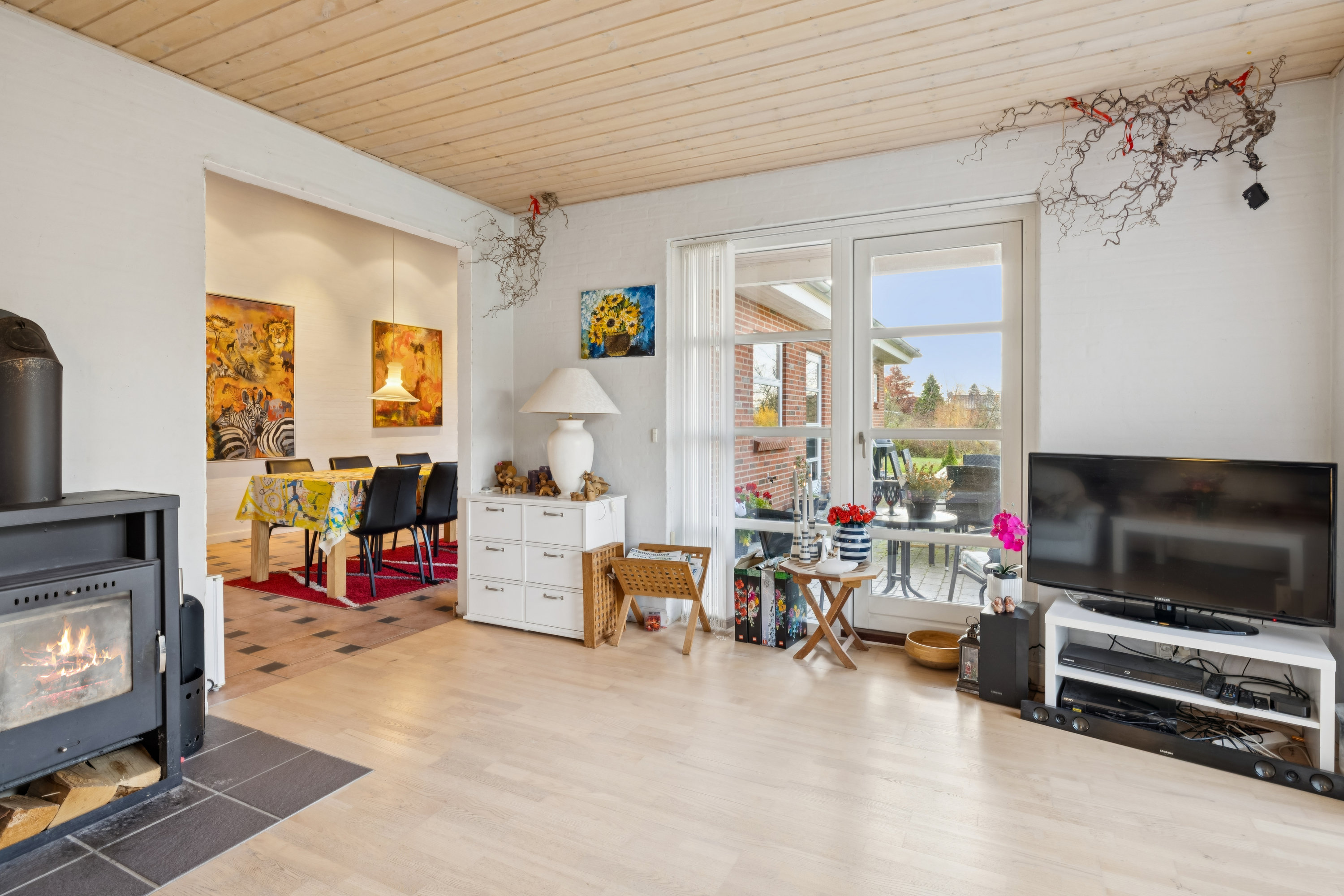 Fremhævet stue billede i fuldskærmstilstand. Billede af Østervangs Alle 63, 8963 Auning