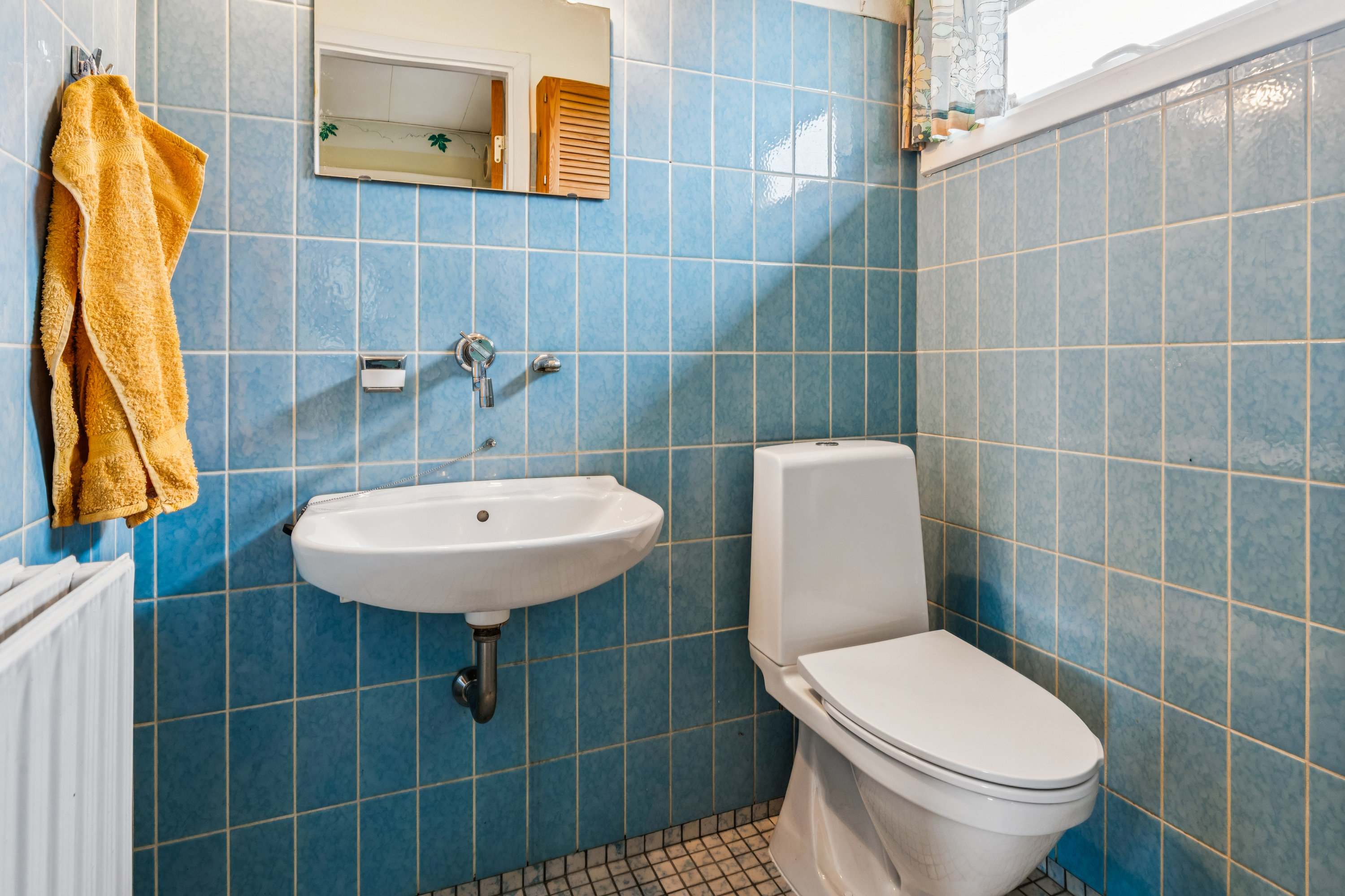 Fremhævet badeværelse billede i fuldskærmstilstand. Billede af Hans Kirks Vej 18, 9200 Aalborg SV