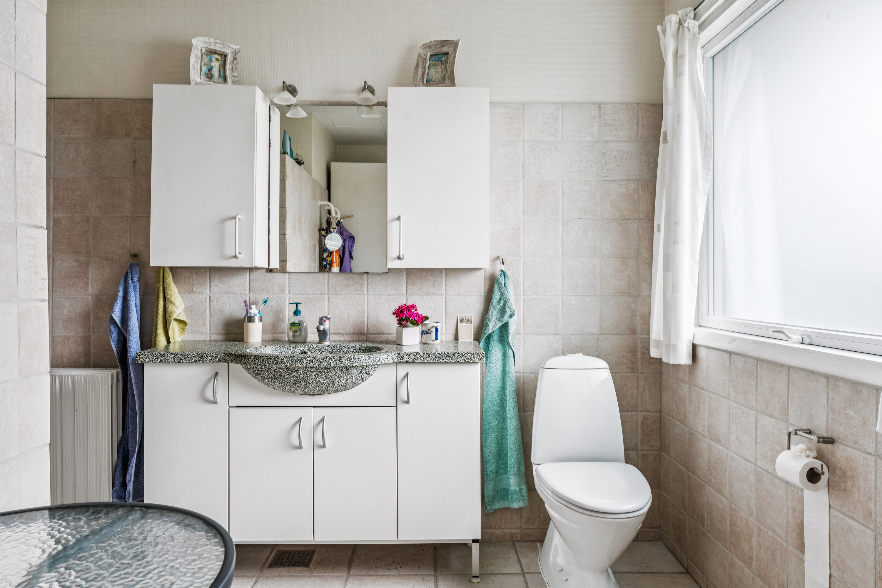 Fremhævet badeværelse billede i fuldskærmstilstand. Billede af Hans Kirks Vej 18, 9200 Aalborg SV