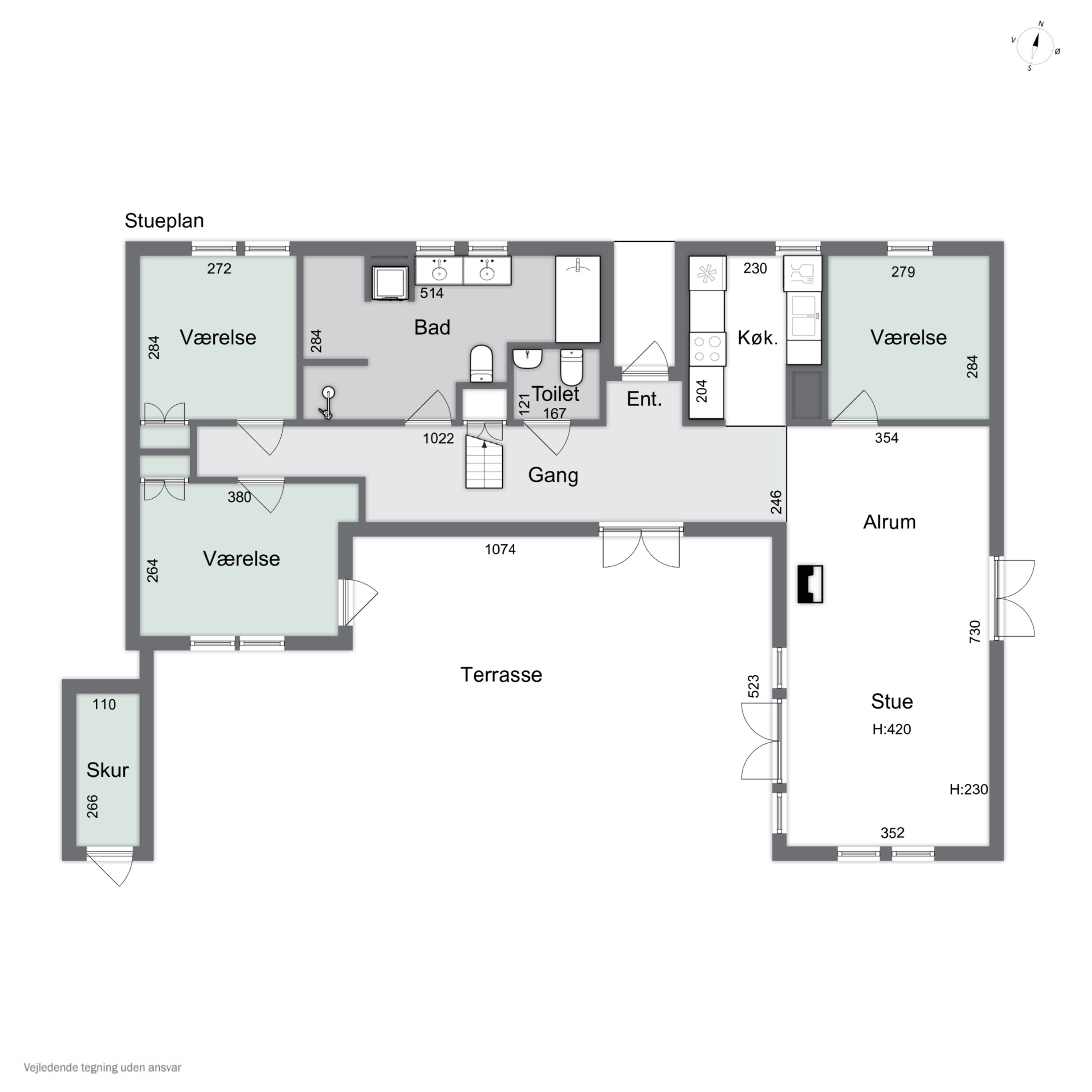 Plantegninger billede af Østerled 2, 4500 Nykøbing Sj