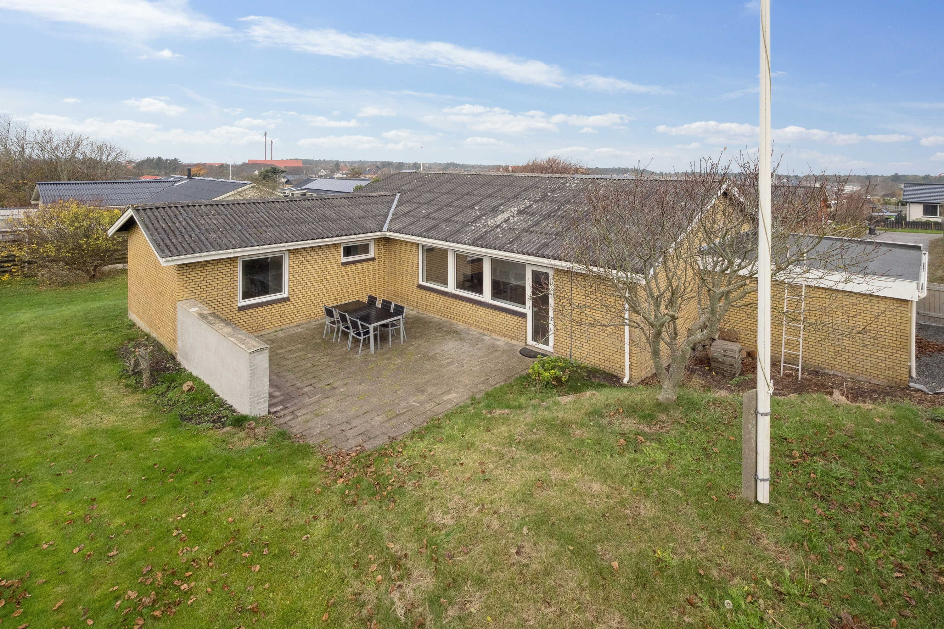 Fremhævet luftfoto billede i fuldskærmstilstand. Billede af Gyvelvænget 58, 7730 Hanstholm