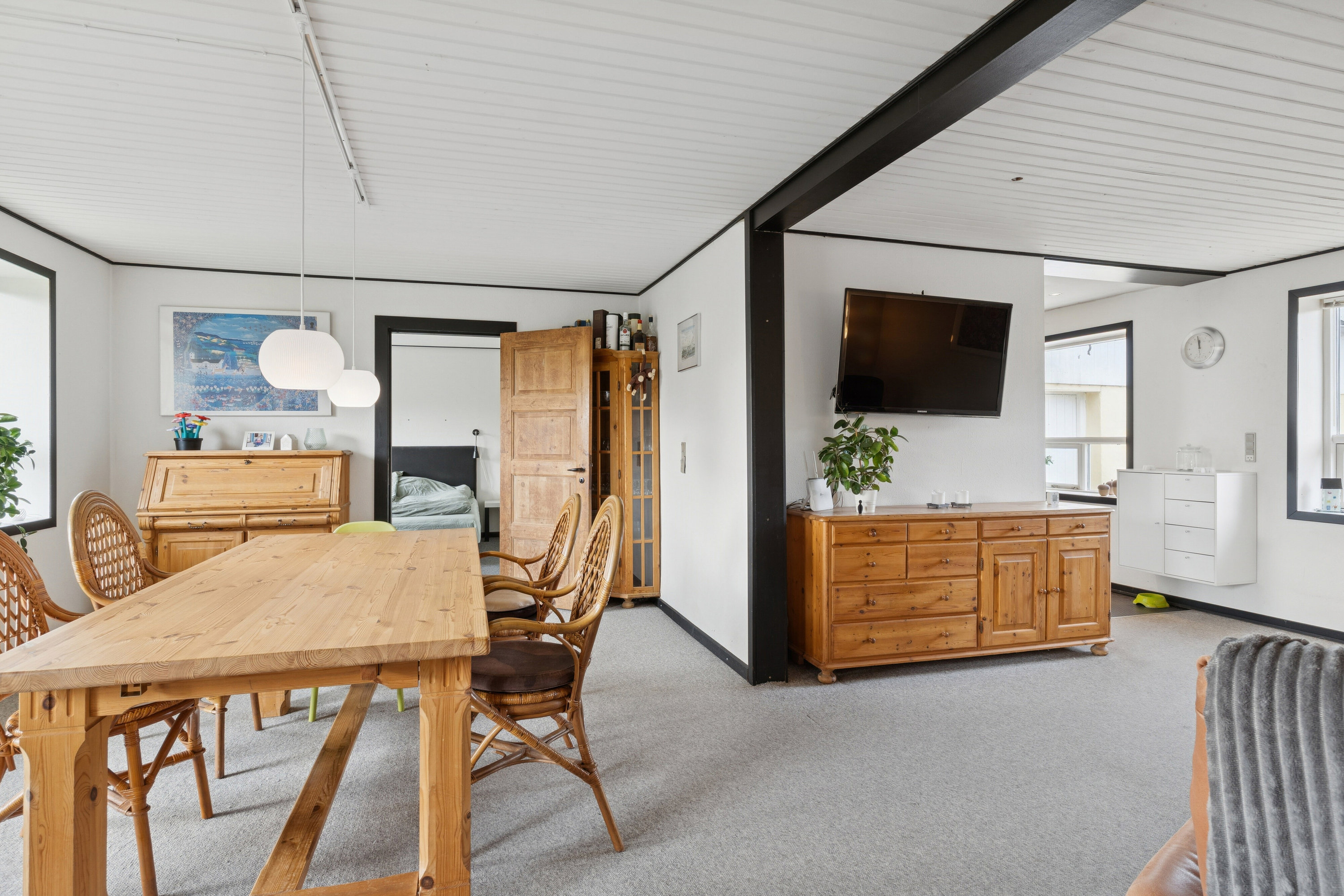Fremhævet spisestue billede i fuldskærmstilstand. Billede af Skallerupvej 462, Sønderlev, 9800 Hjørring