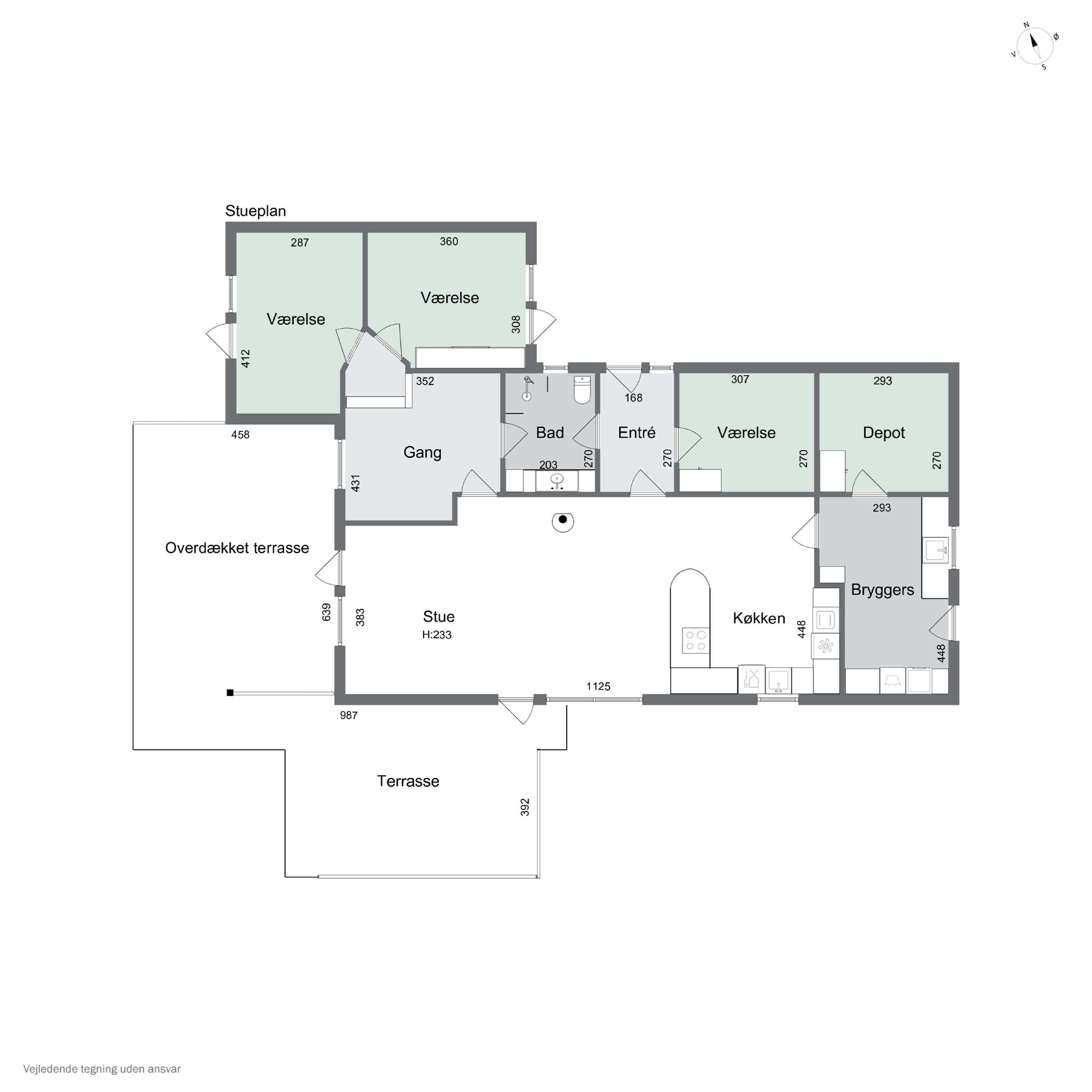 Plantegninger billede af Rugvænget 33, 9870 Sindal