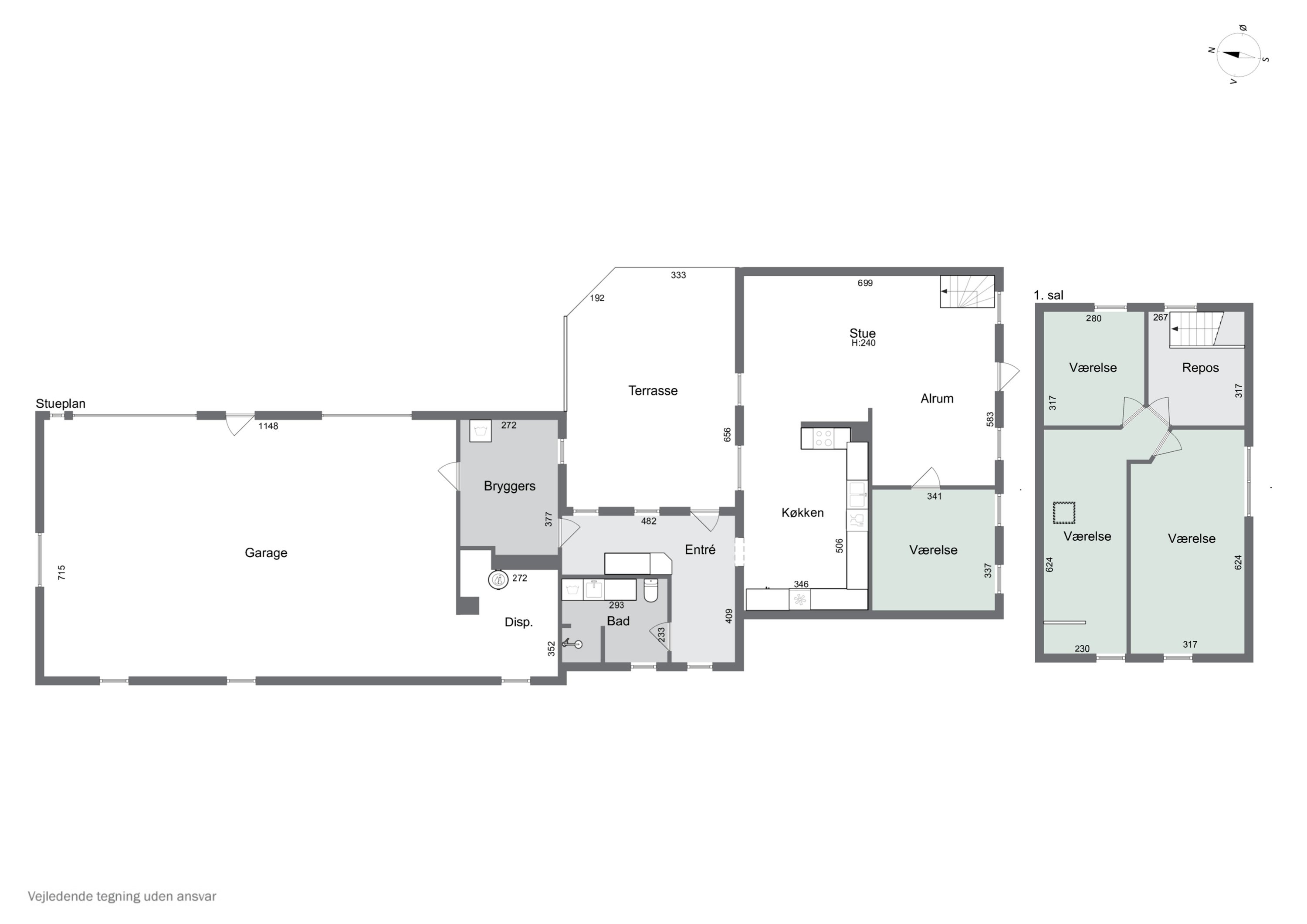 Plantegninger billede af Skallerupvej 462, Sønderlev, 9800 Hjørring