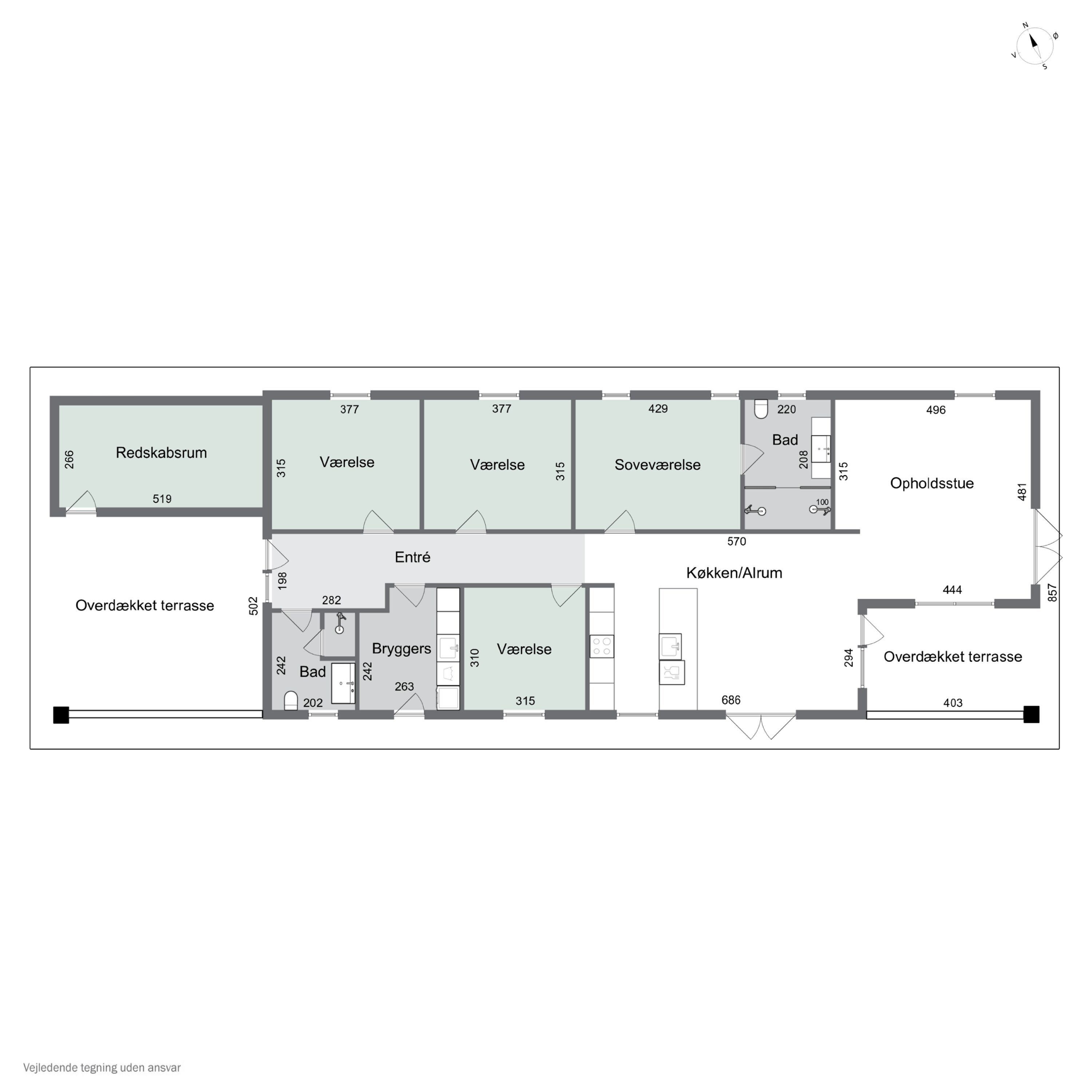 Plantegninger billede af Æblehaven 6, 4500 Nykøbing Sj