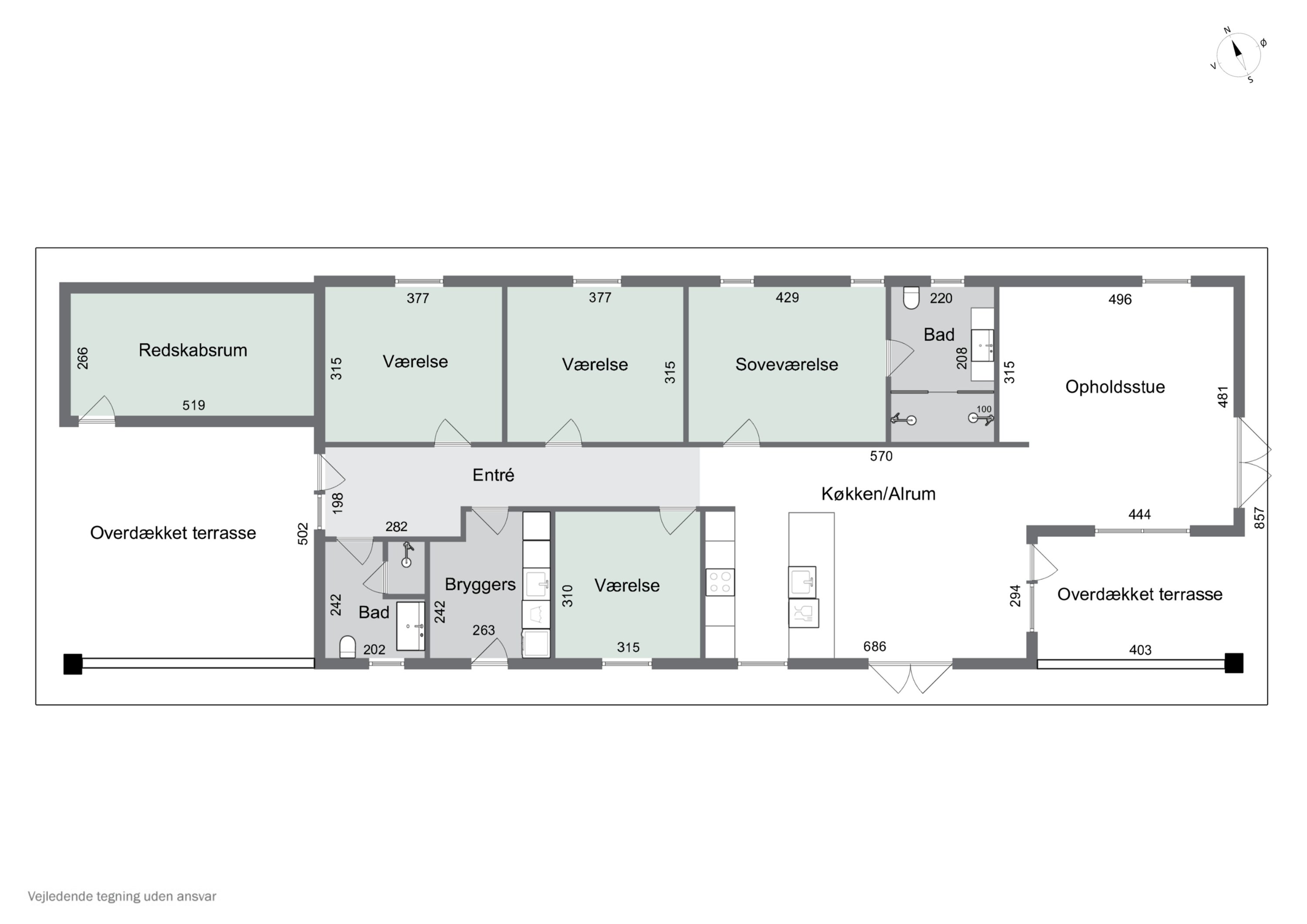 Plantegninger billede af Æblehaven 6, 4500 Nykøbing Sj