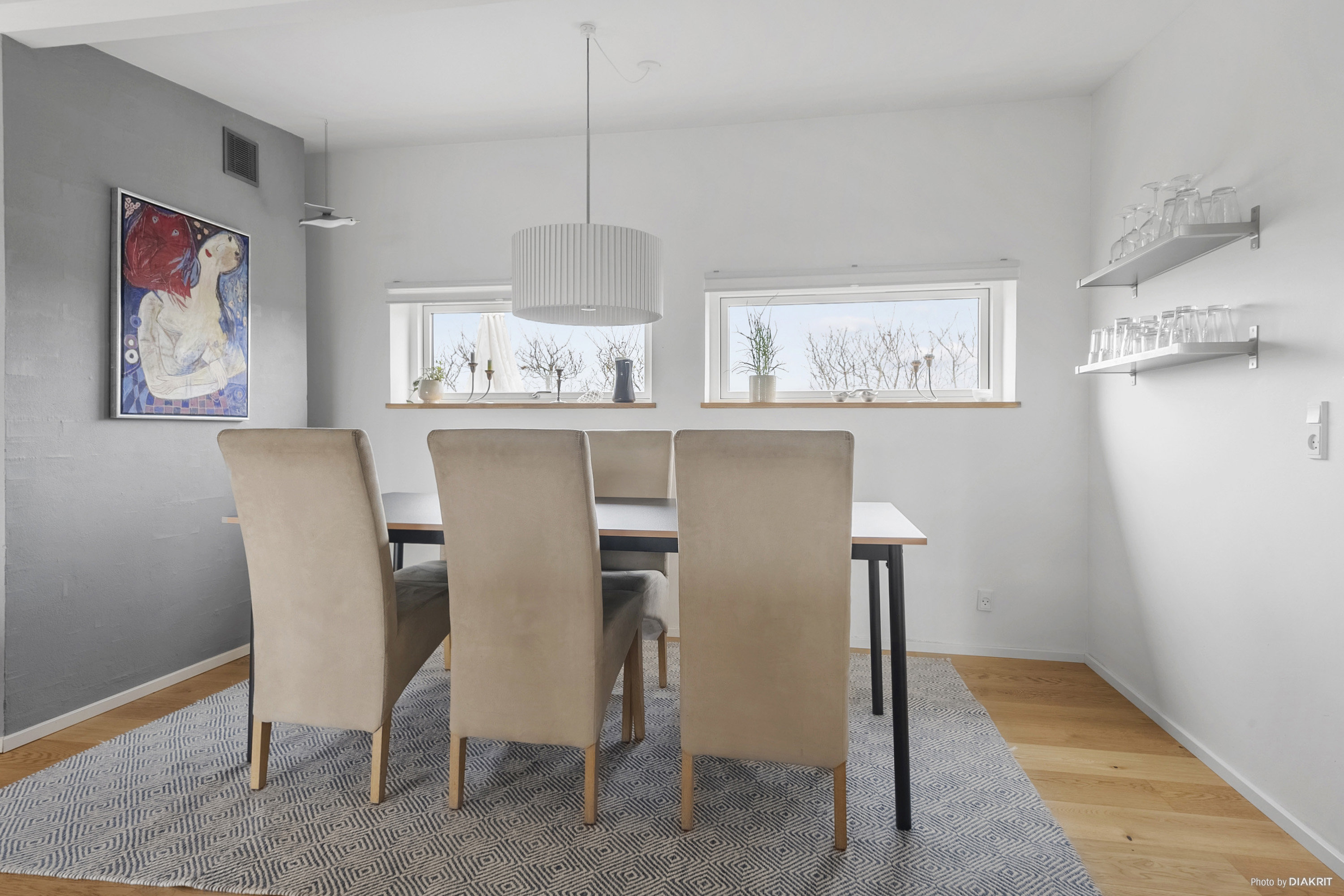 Fremhævet spisestue billede i fuldskærmstilstand. Billede af Hulager 9, Saksild Str, 8300 Odder