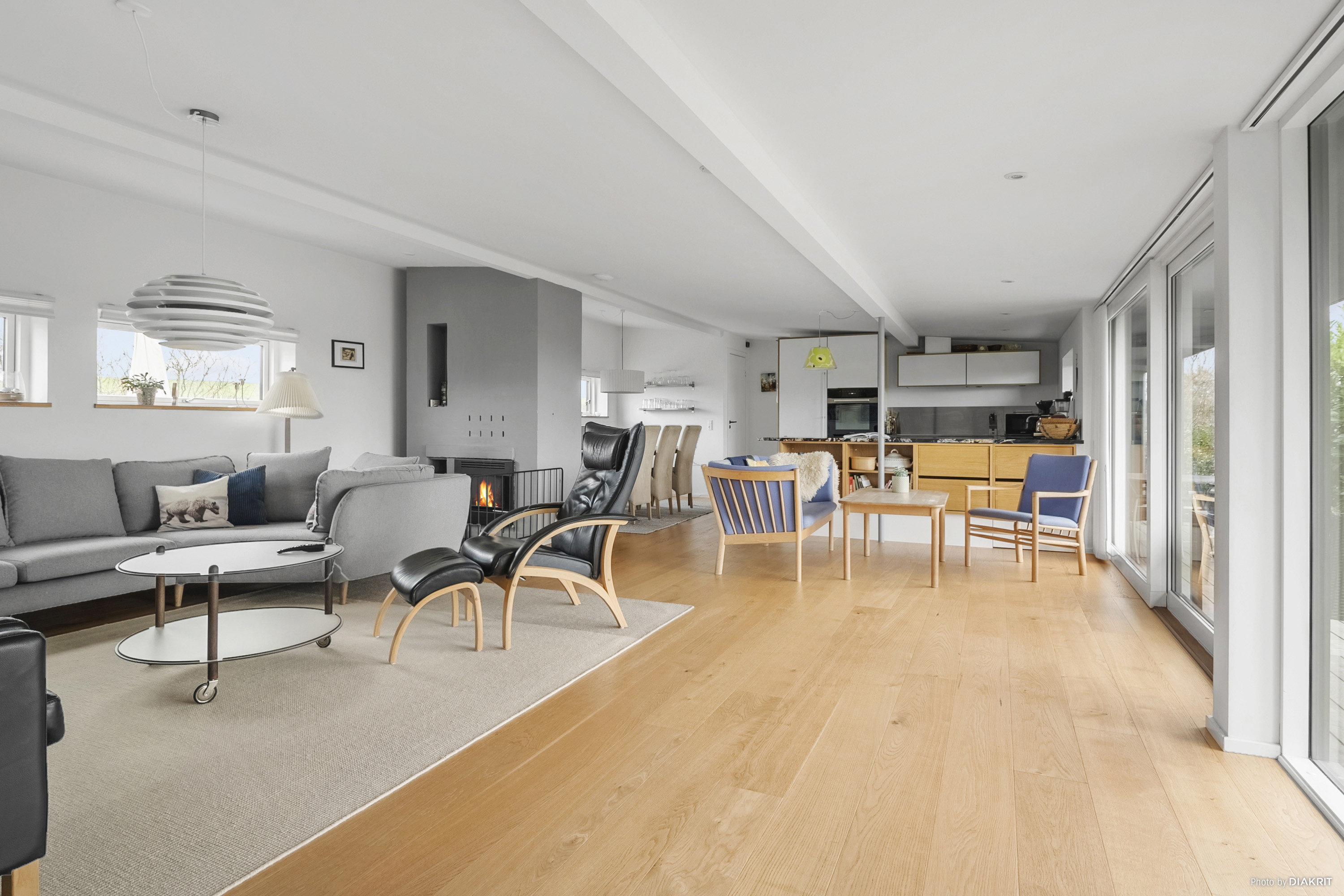 Fremhævet stue billede i fuldskærmstilstand. Billede af Hulager 9, Saksild Str, 8300 Odder