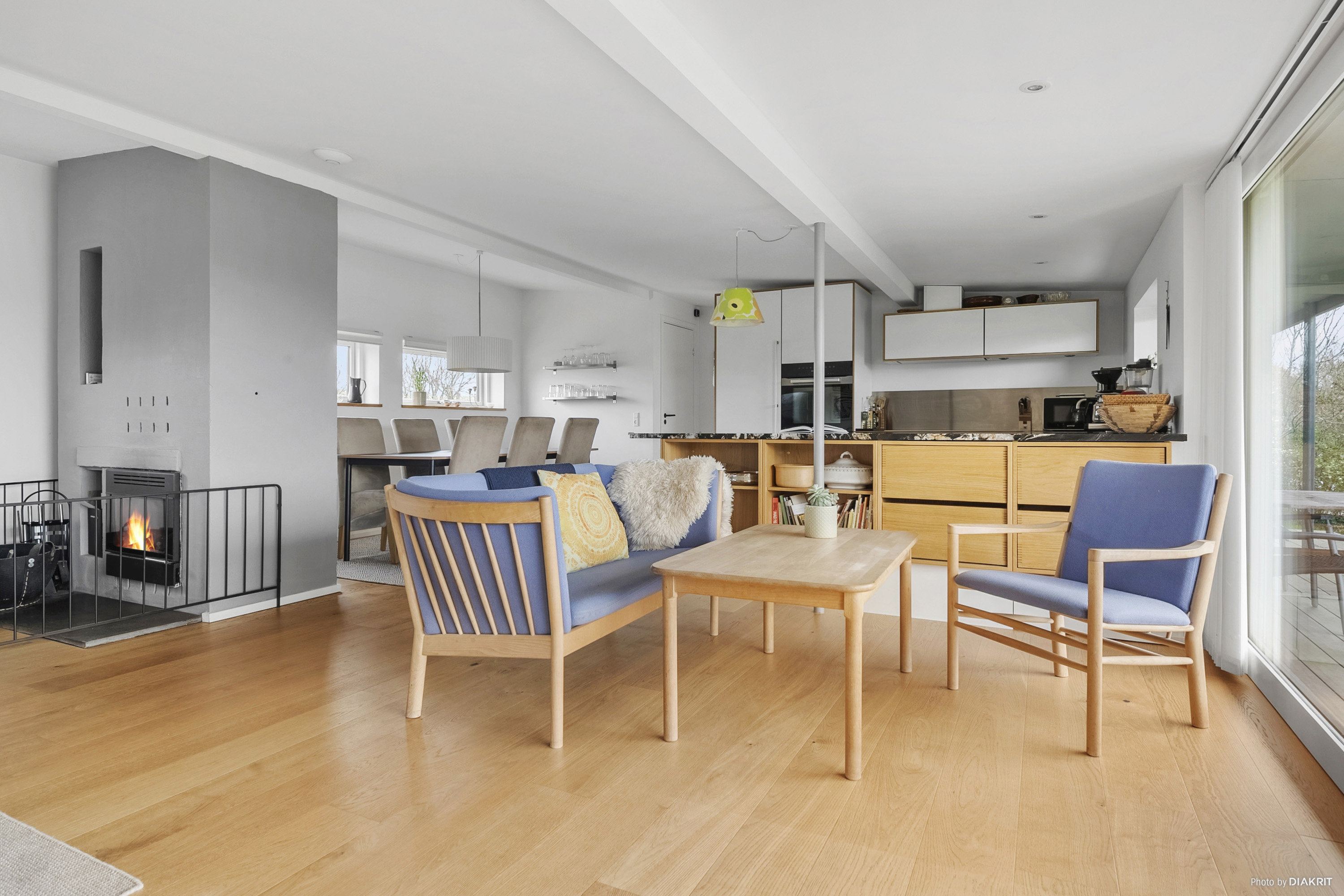 Fremhævet stue billede i fuldskærmstilstand. Billede af Hulager 9, Saksild Str, 8300 Odder