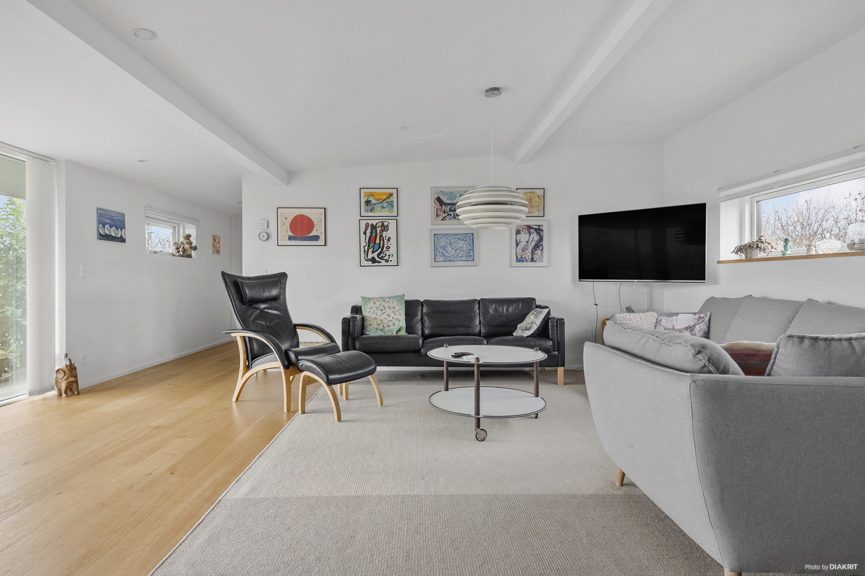 Fremhævet stue billede i fuldskærmstilstand. Billede af Hulager 9, Saksild Str, 8300 Odder