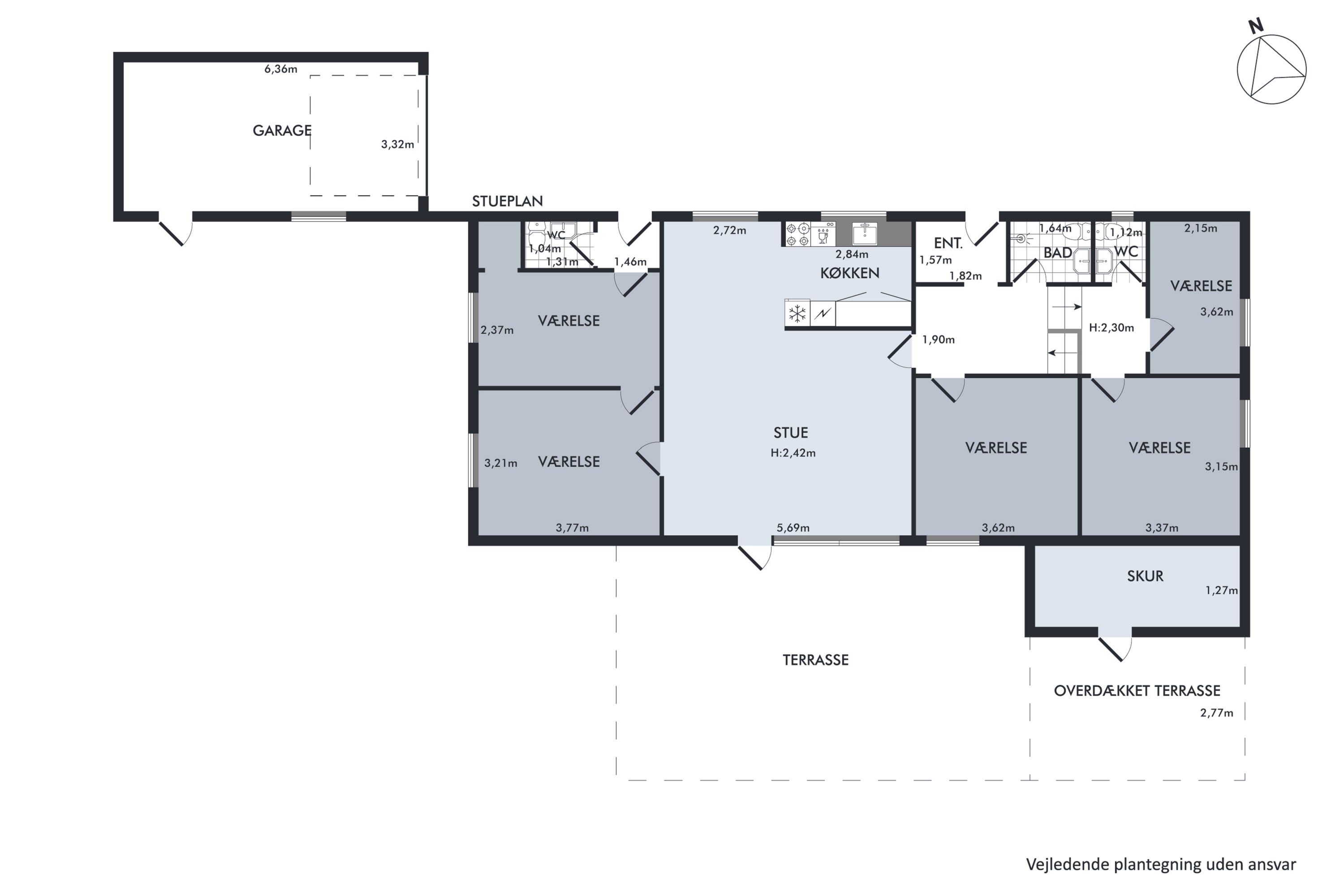 Plantegninger billede af Kirkestien 5, Sengeløse, 2630 Taastrup