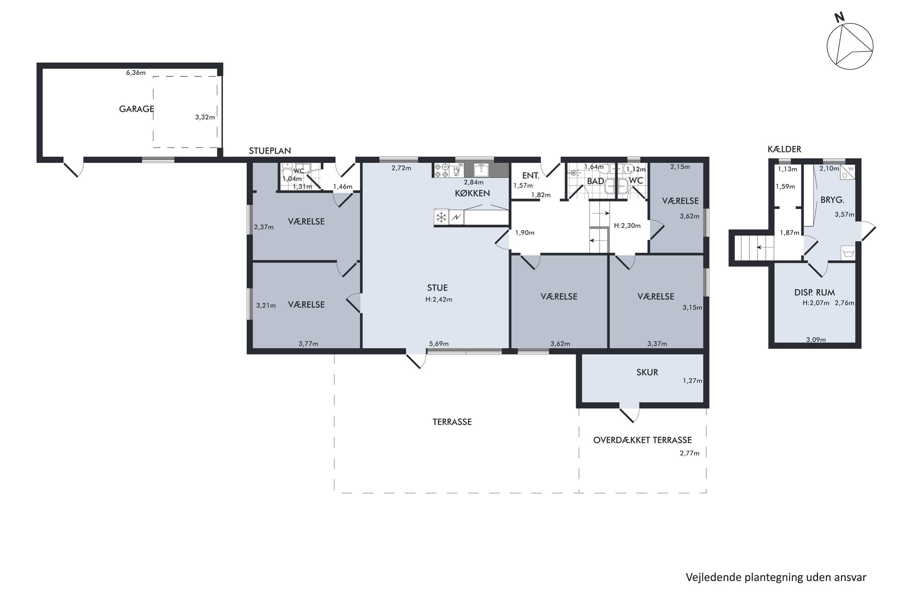Plantegninger billede af Kirkestien 5, Sengeløse, 2630 Taastrup