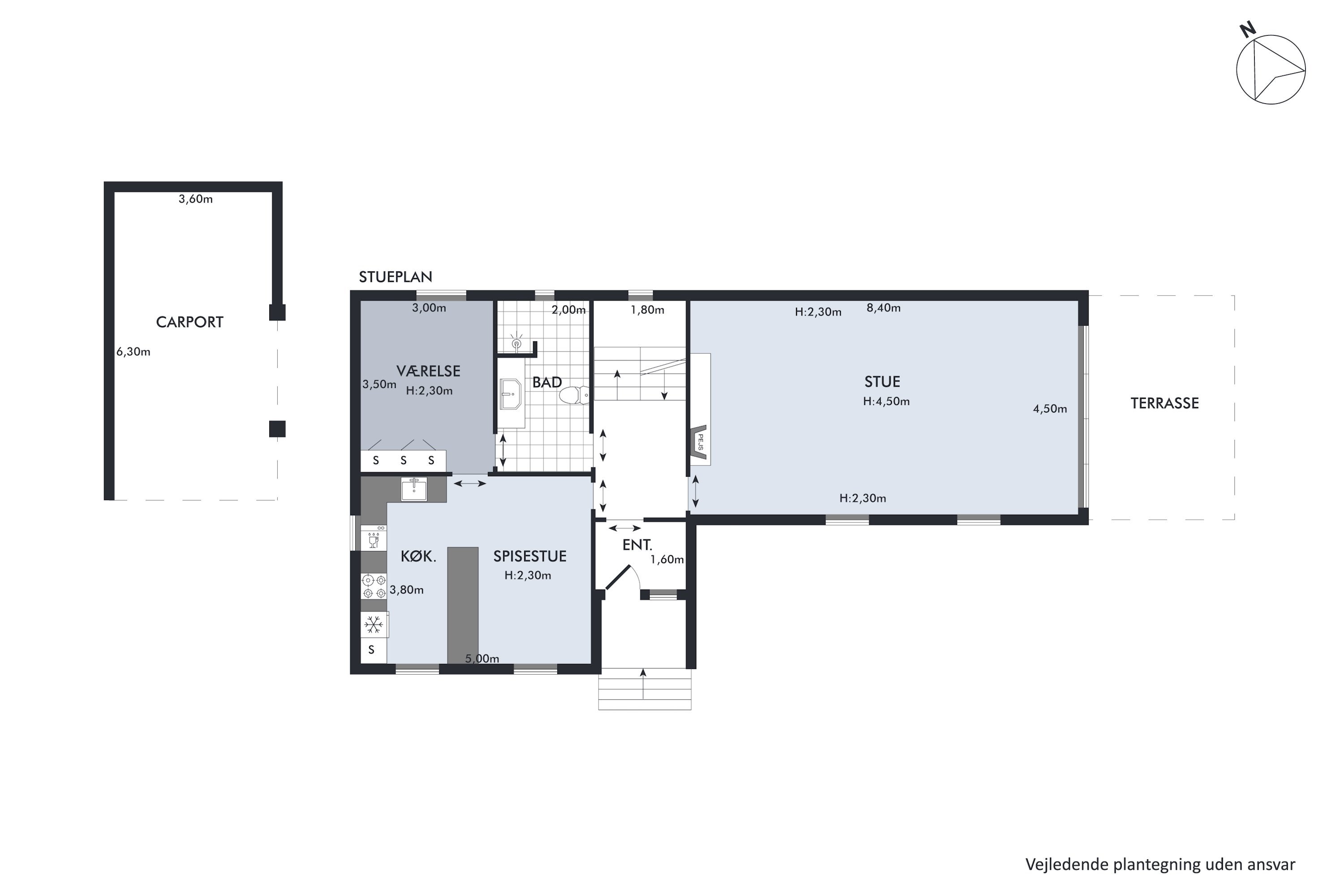Plantegninger billede af Bregentvedvej 9, 2665 Vallensbæk Strand