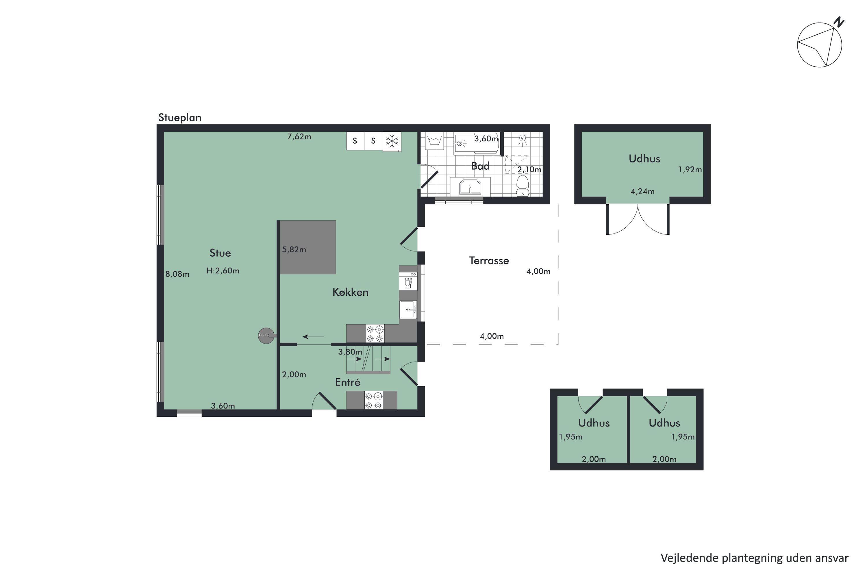 Plantegninger billede af Bondropsgade 30, 9400 Nørresundby