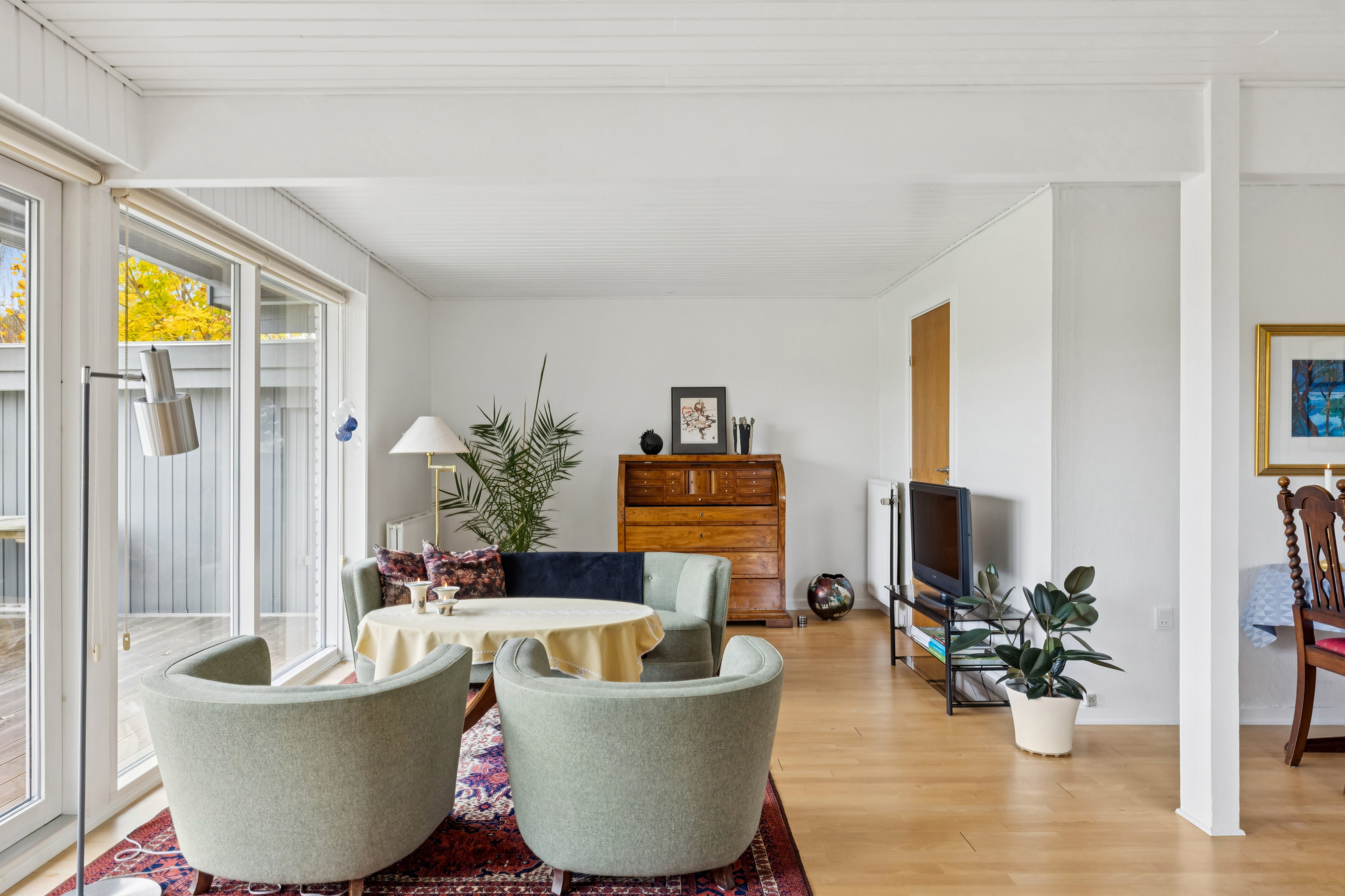 Fremhævet stue billede i fuldskærmstilstand. Billede af Anemonevej 14, 8410 Rønde