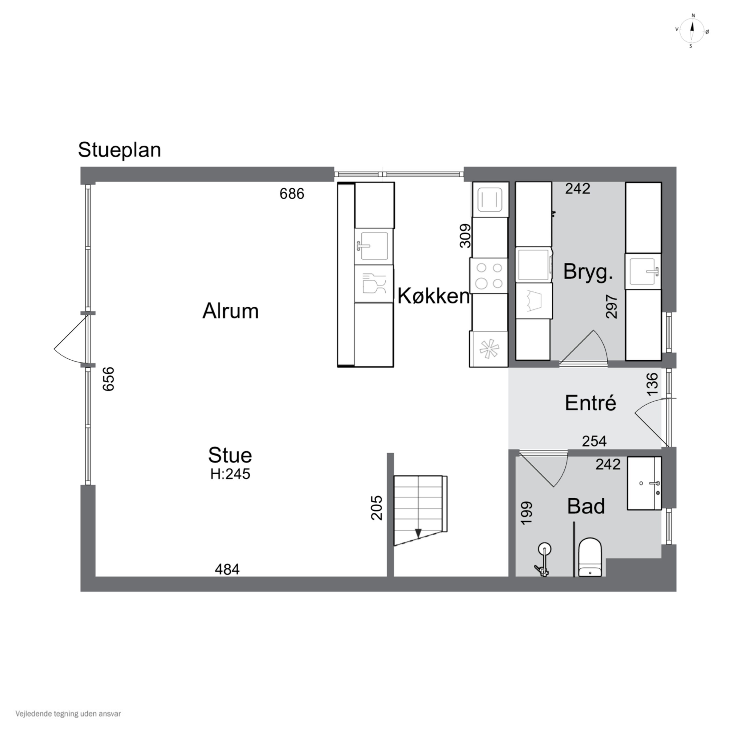 Plantegninger billede af Balle Husevej 119, 8600 Silkeborg