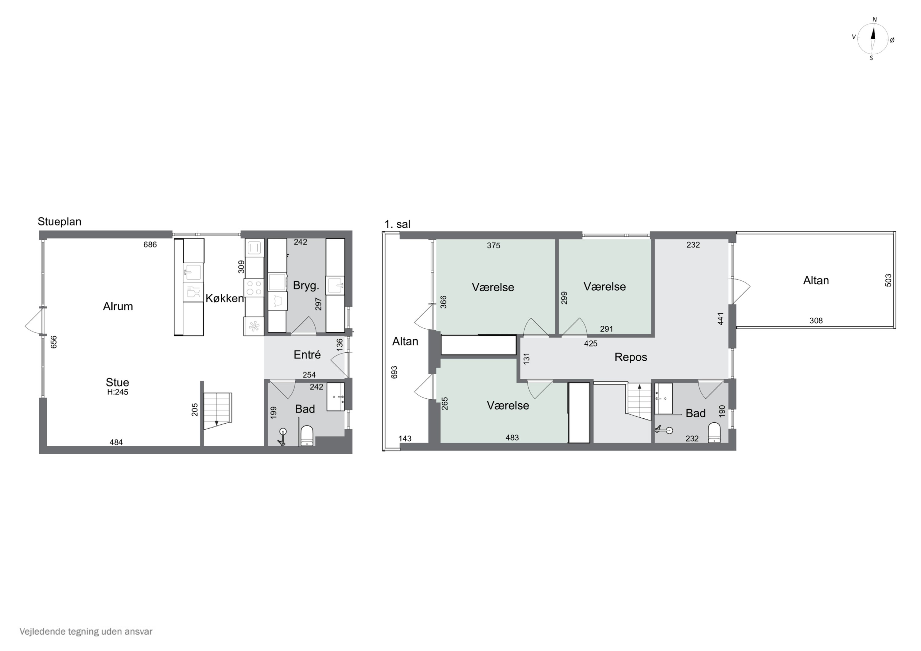 Plantegninger billede af Balle Husevej 119, 8600 Silkeborg