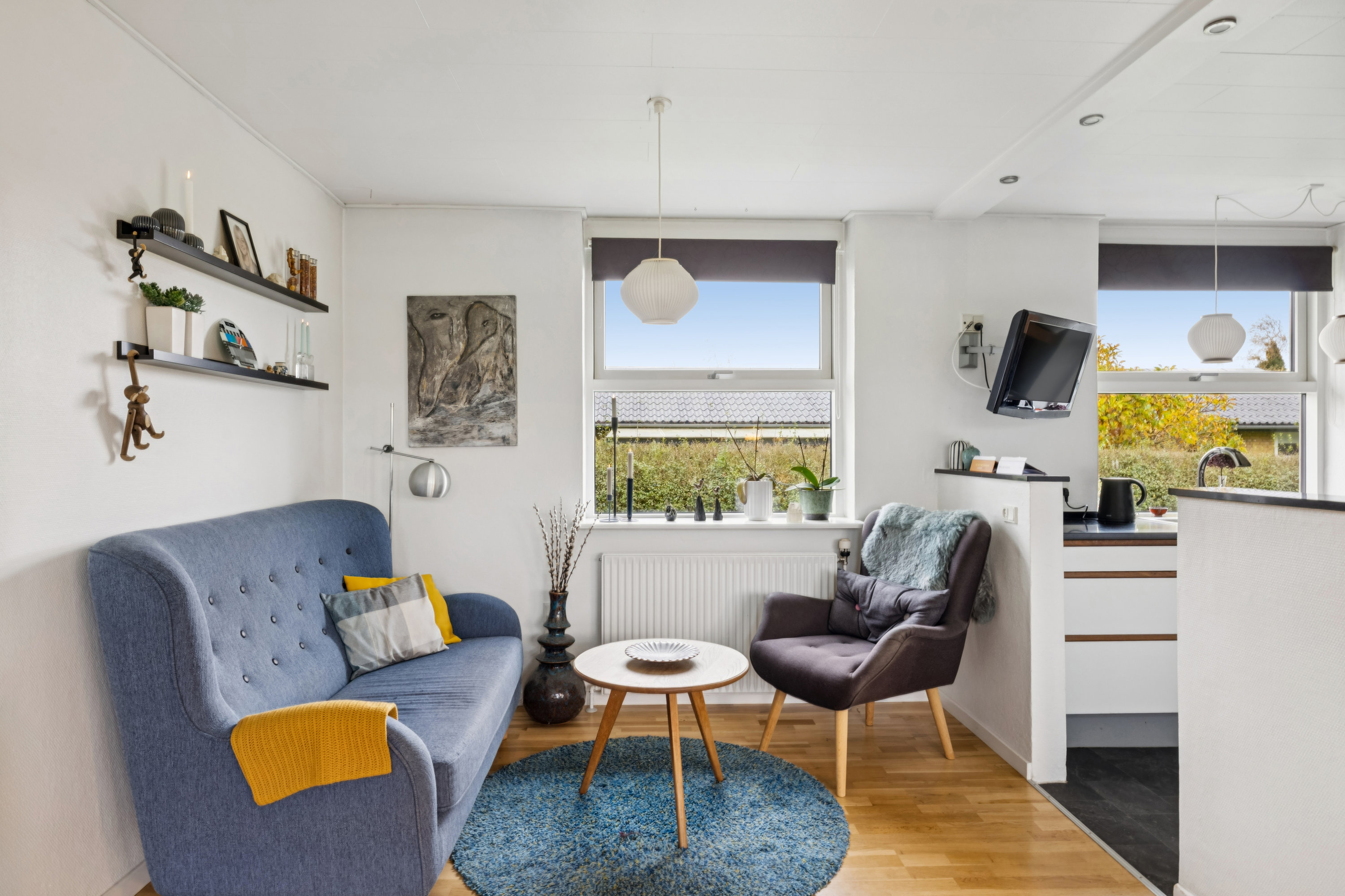 Fremhævet stue billede i fuldskærmstilstand. Billede af Grenåvej 26, Bjødstrup, 8410 Rønde