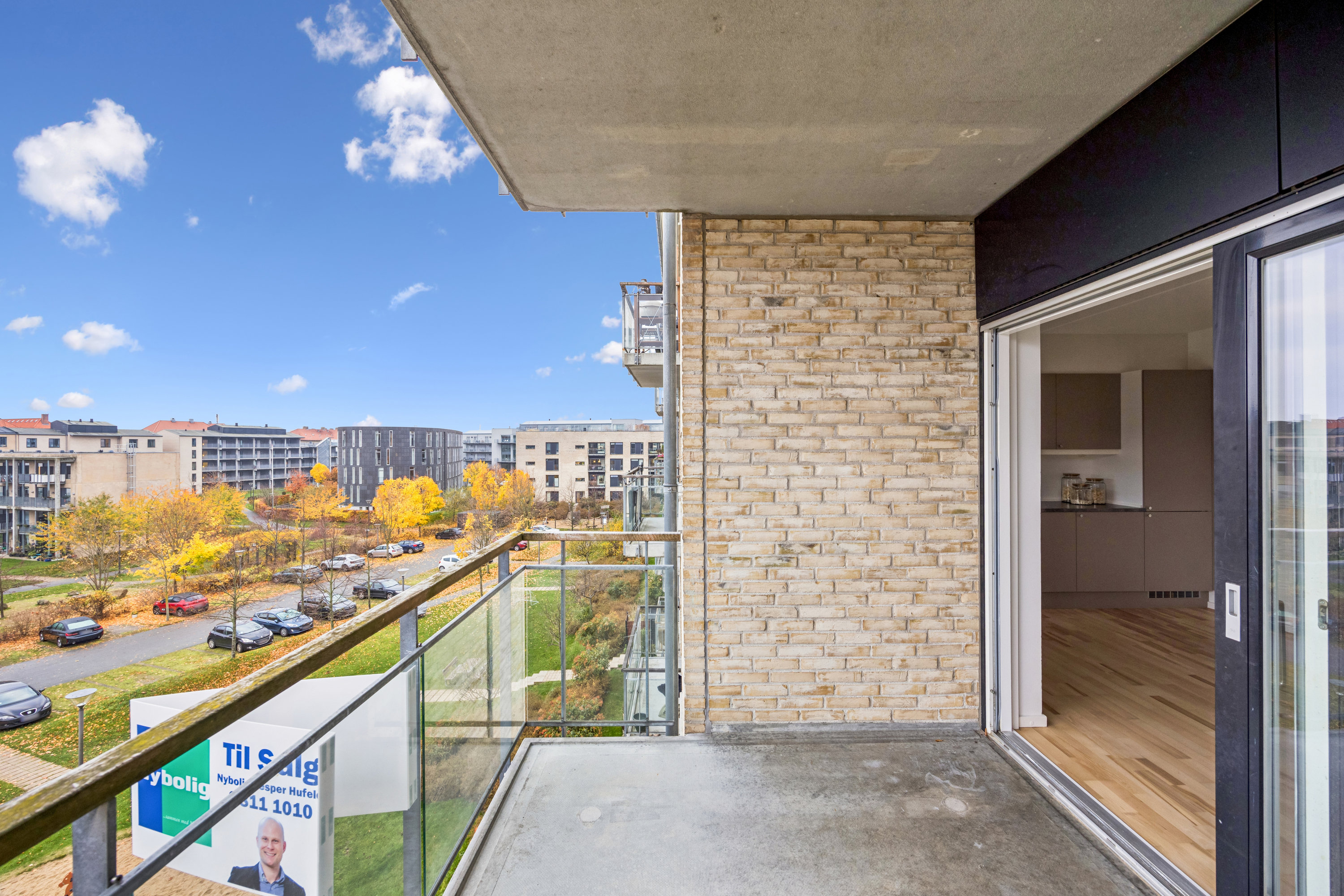 Fremhævet altan billede i fuldskærmstilstand. Billede af Dirch Passers Allé 7, 3. tv., 2000 Frederiksberg