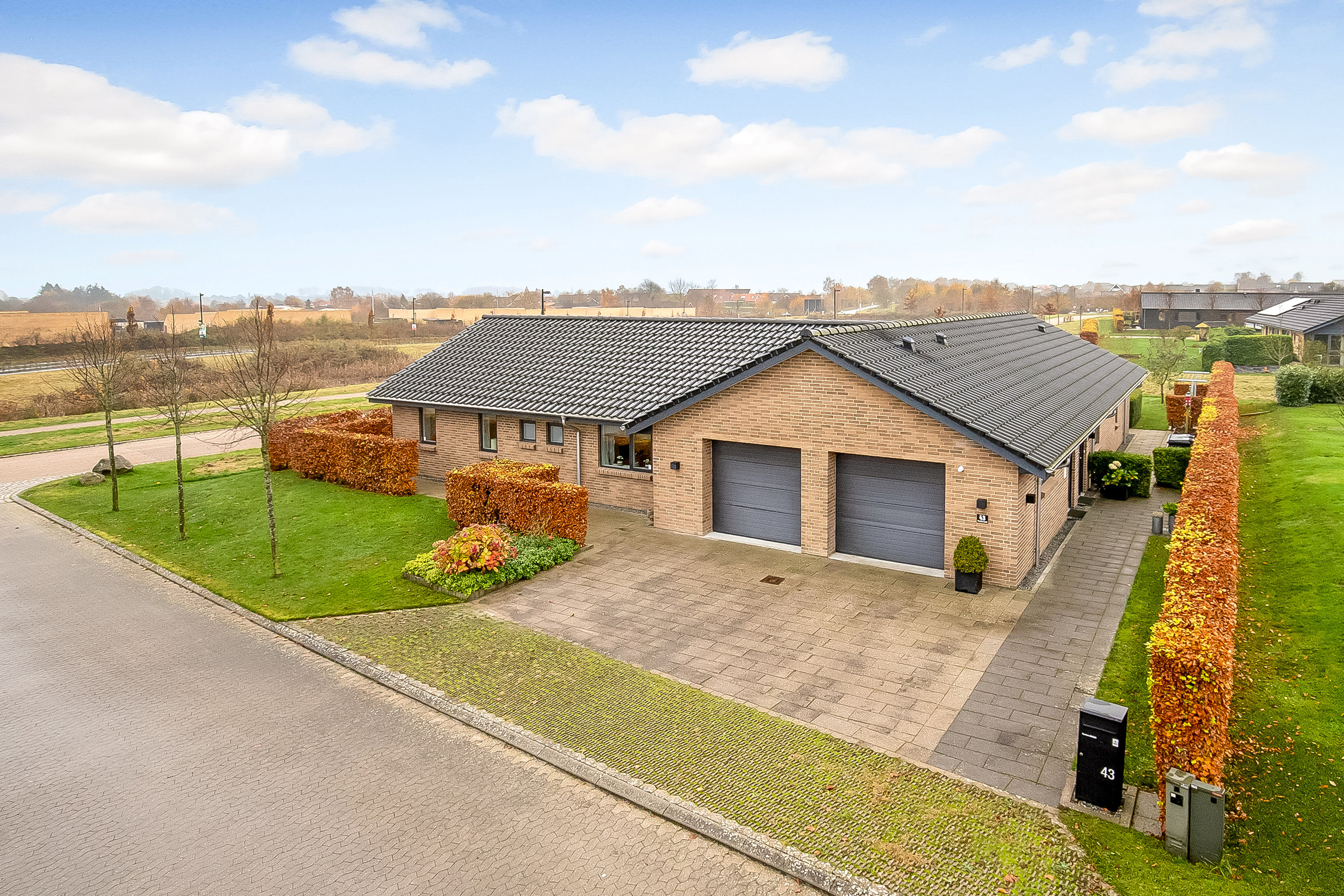 Villa: Mastefoto på Tirsbæk Søvej 43, Bredballe, 7120 Vejle Øst