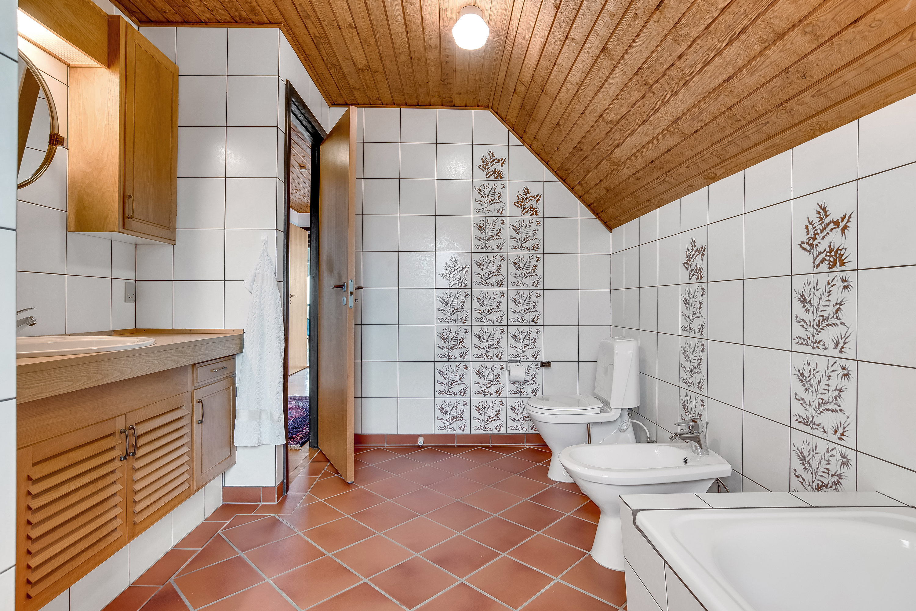 Fremhævet badeværelse billede i fuldskærmstilstand. Billede af Torsvej 17, Nørlem, 7620 Lemvig