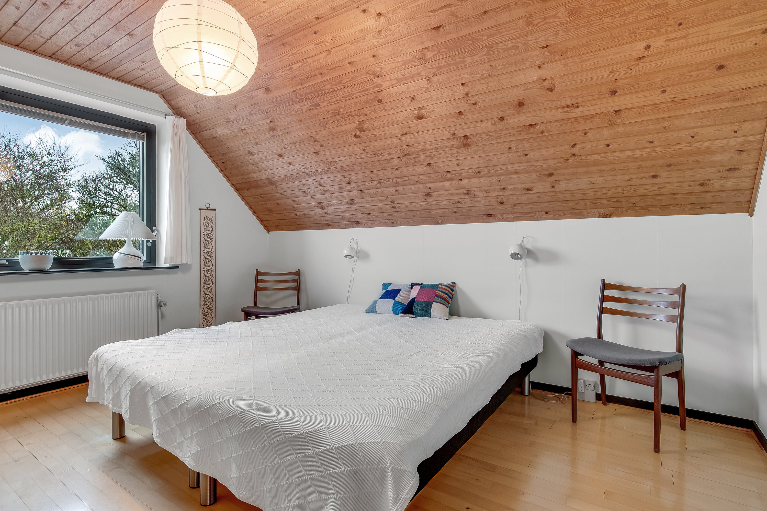 Fremhævet soveværelse billede i fuldskærmstilstand. Billede af Torsvej 17, Nørlem, 7620 Lemvig