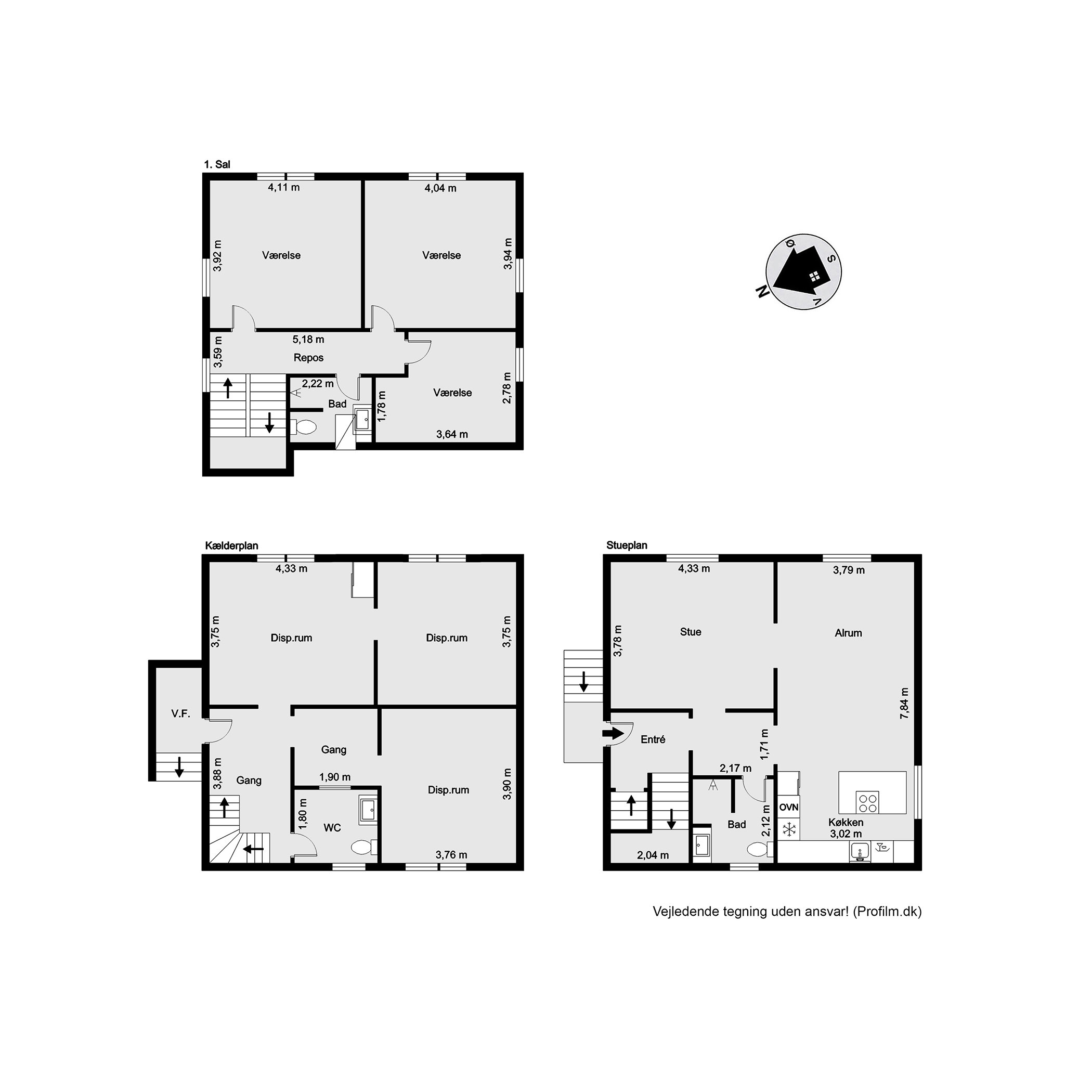 Plantegninger billede af Koldingvej 174, Søndermarken, 7100 Vejle