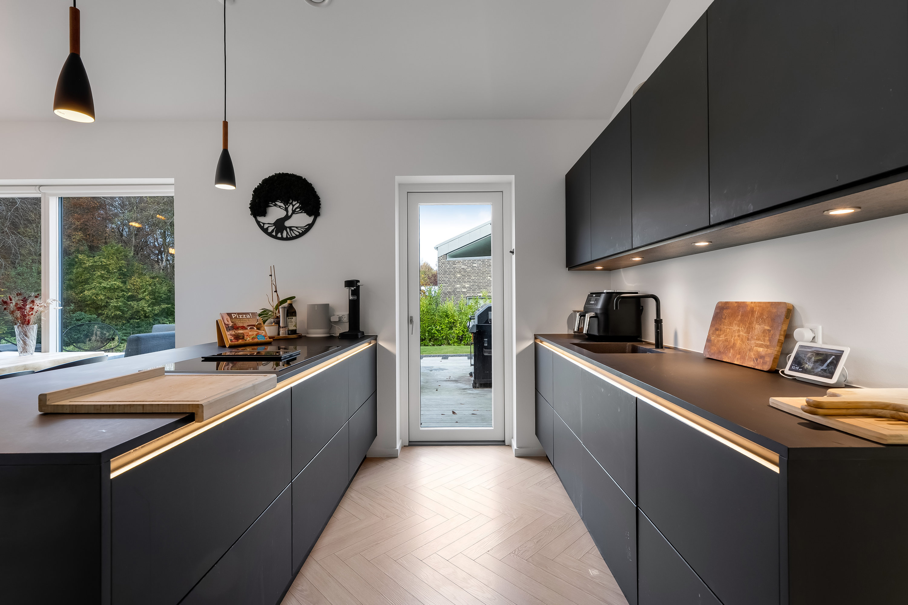 Fremhævet køkken billede i fuldskærmstilstand. Billede af Bombakken 57, 3320 Skævinge