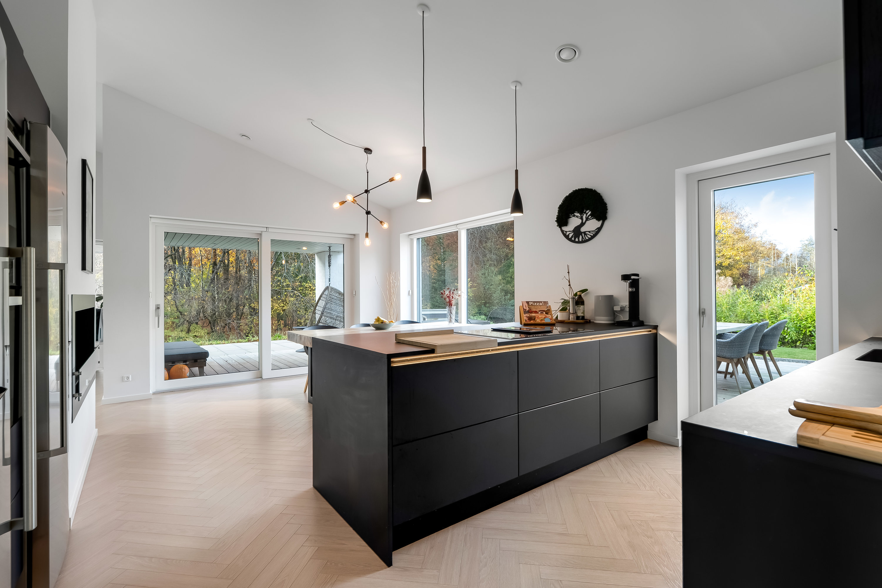 Fremhævet køkken billede i fuldskærmstilstand. Billede af Bombakken 57, 3320 Skævinge