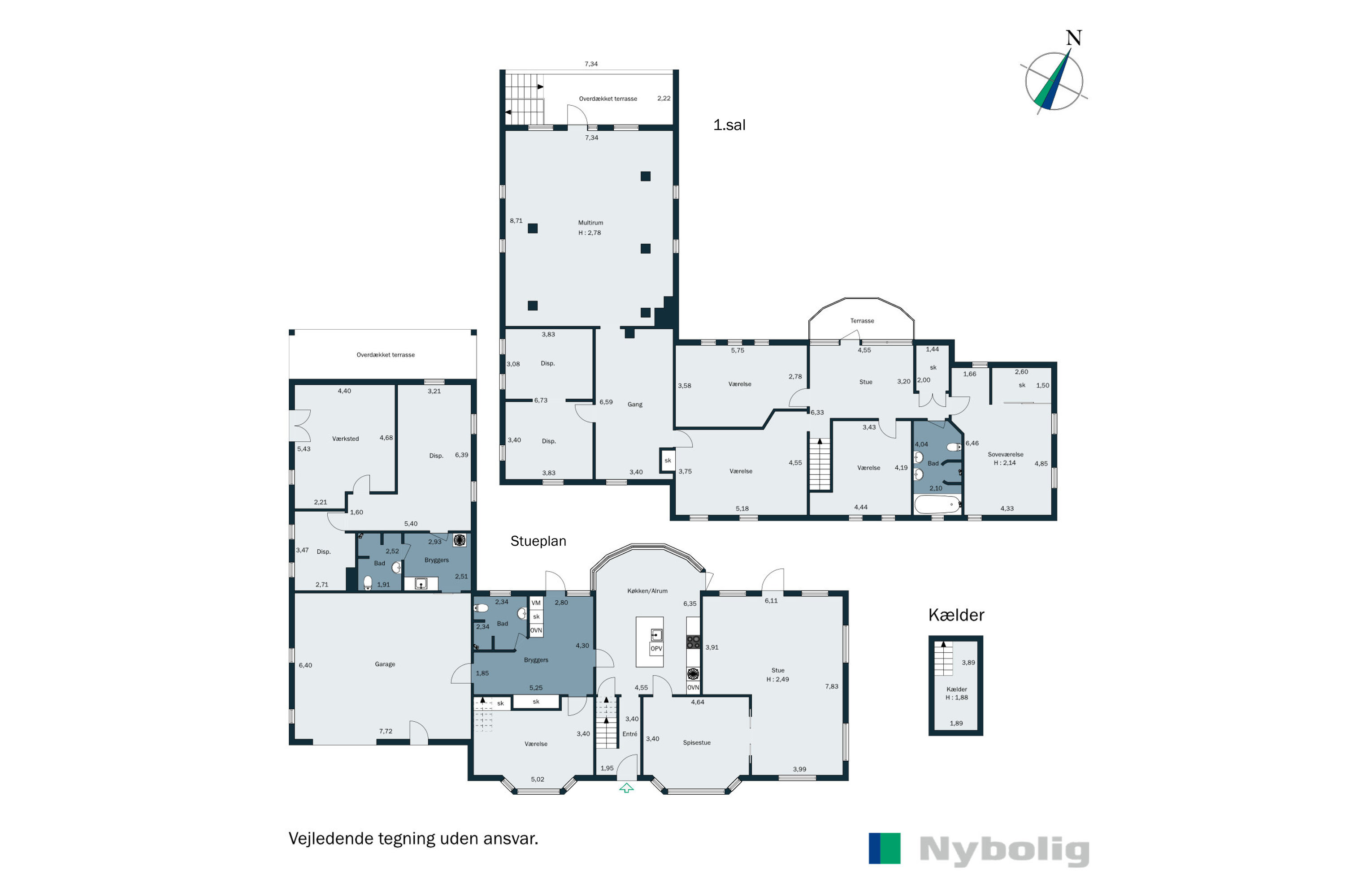 Plantegninger billede af Grusdalsvej 9, 8700 Horsens