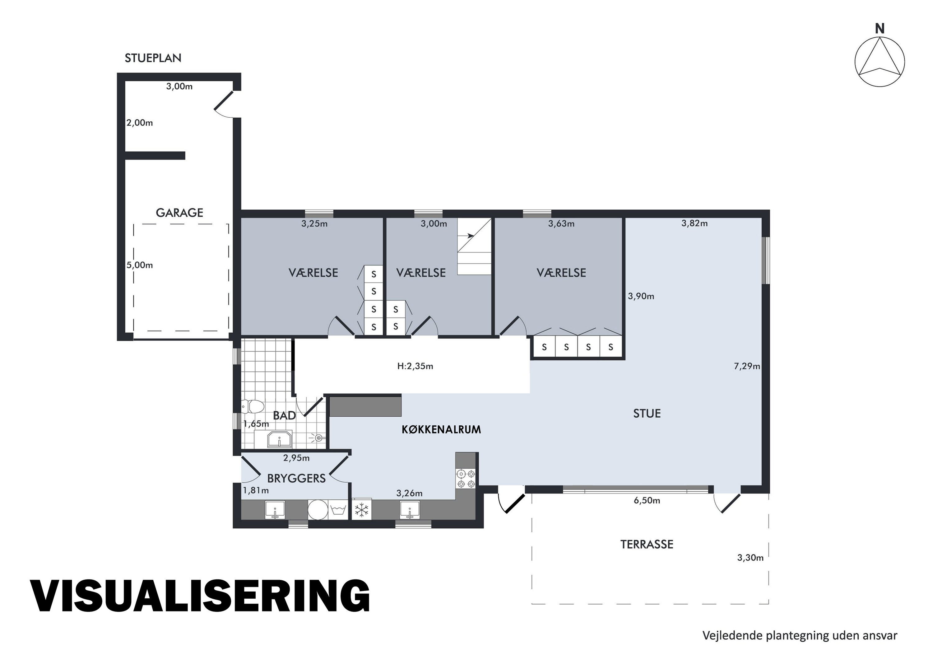 Plantegninger billede af Toftesvinget 1, 9440 Aabybro
