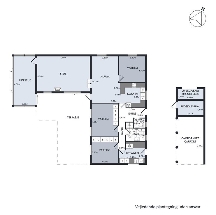 Plantegninger billede af Ludvig Holbergs Vej 8, 8660 Skanderborg