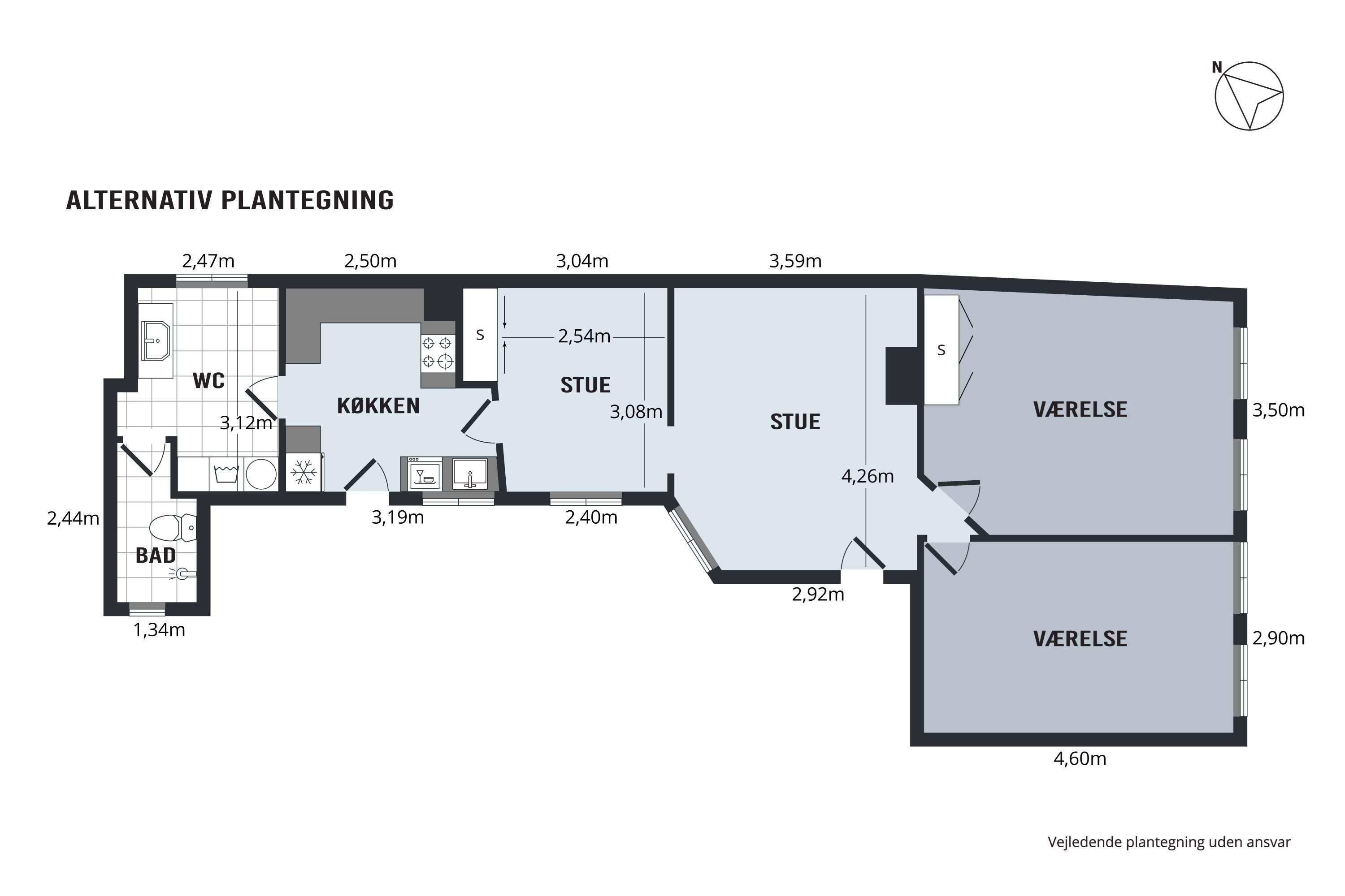 Plantegninger billede af Snaregade 8, 2., 1205 København K