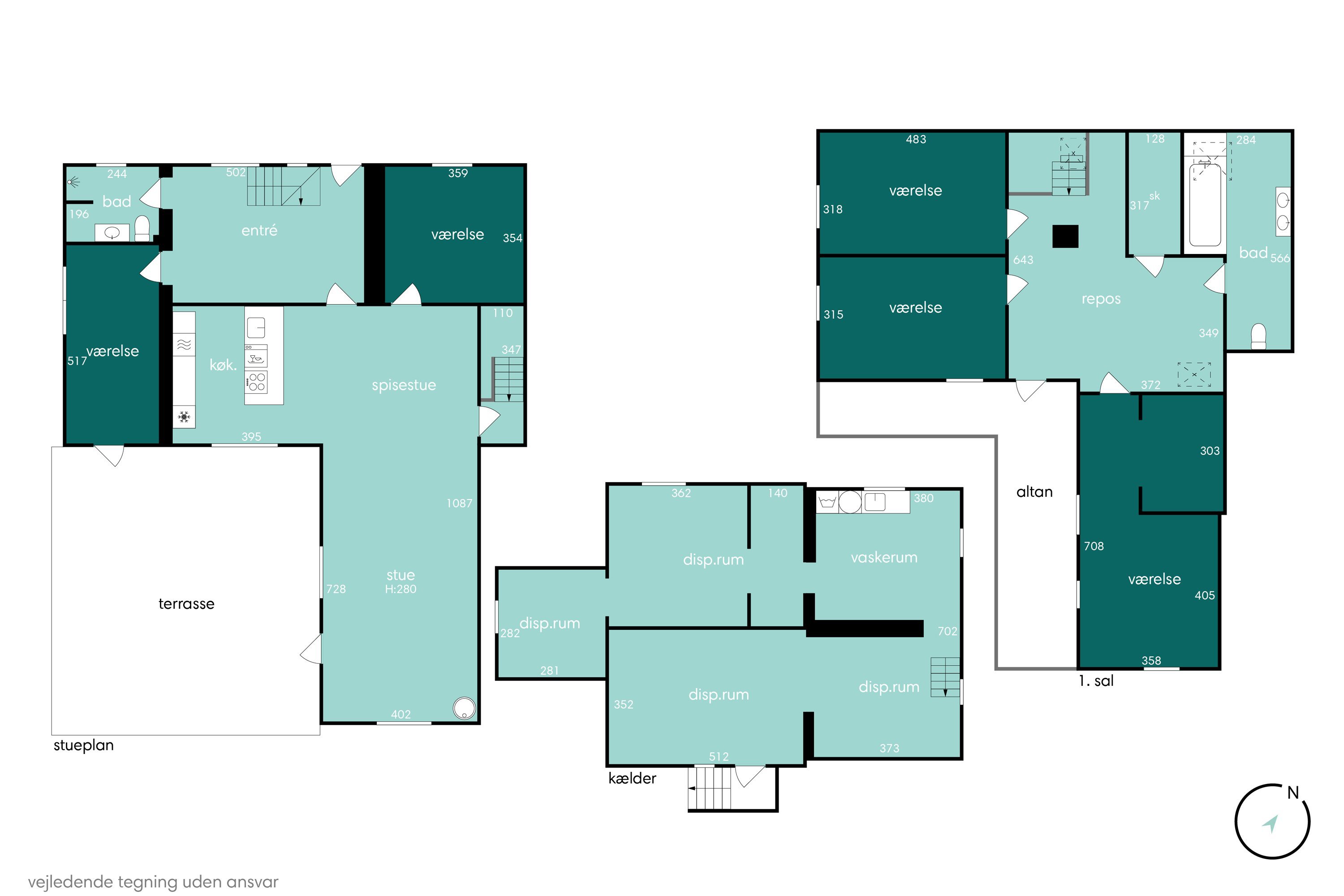 Plantegninger billede af Snogegårdsvej 135, 2860 Søborg