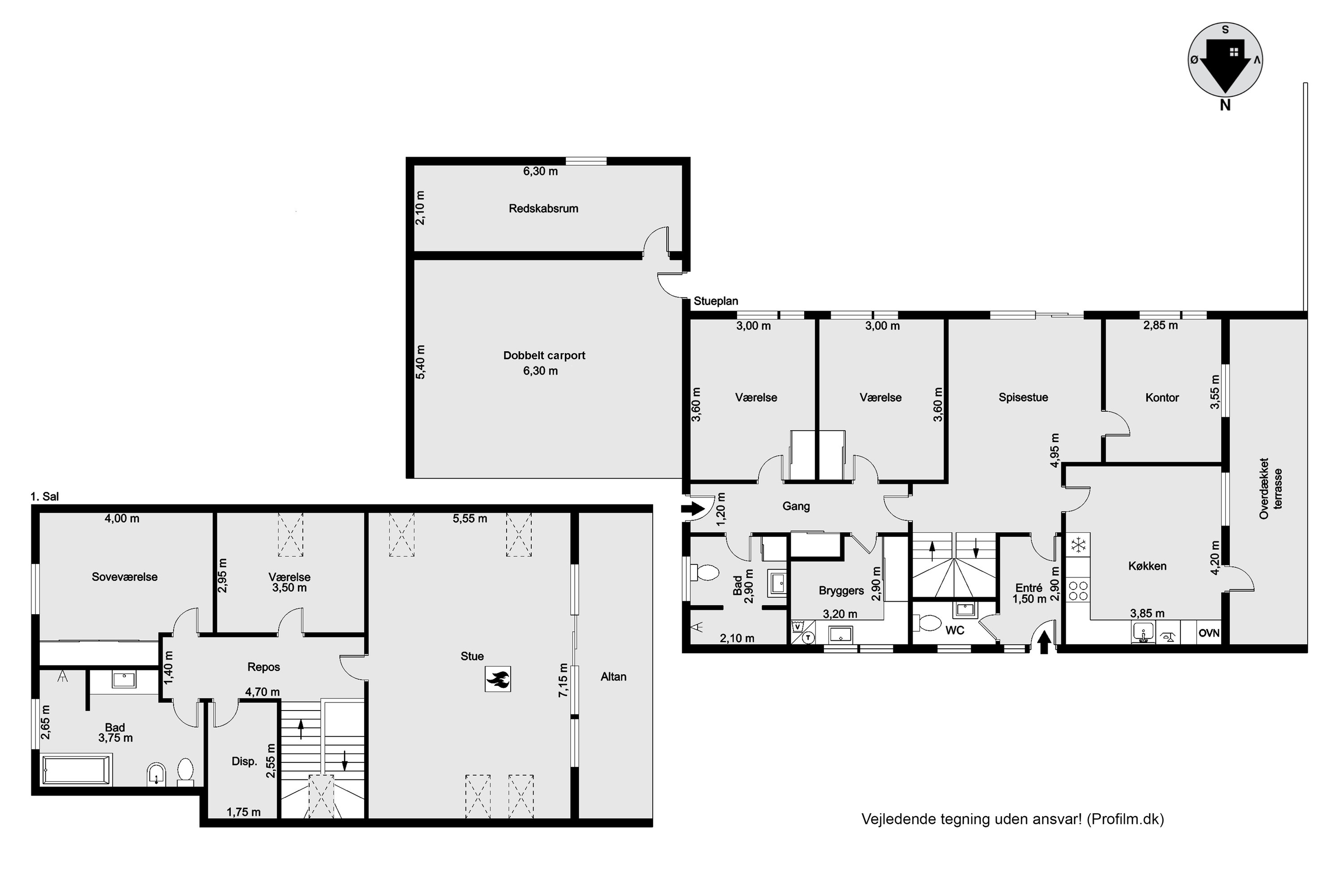 Plantegninger billede af Torsvej 17, Nørlem, 7620 Lemvig